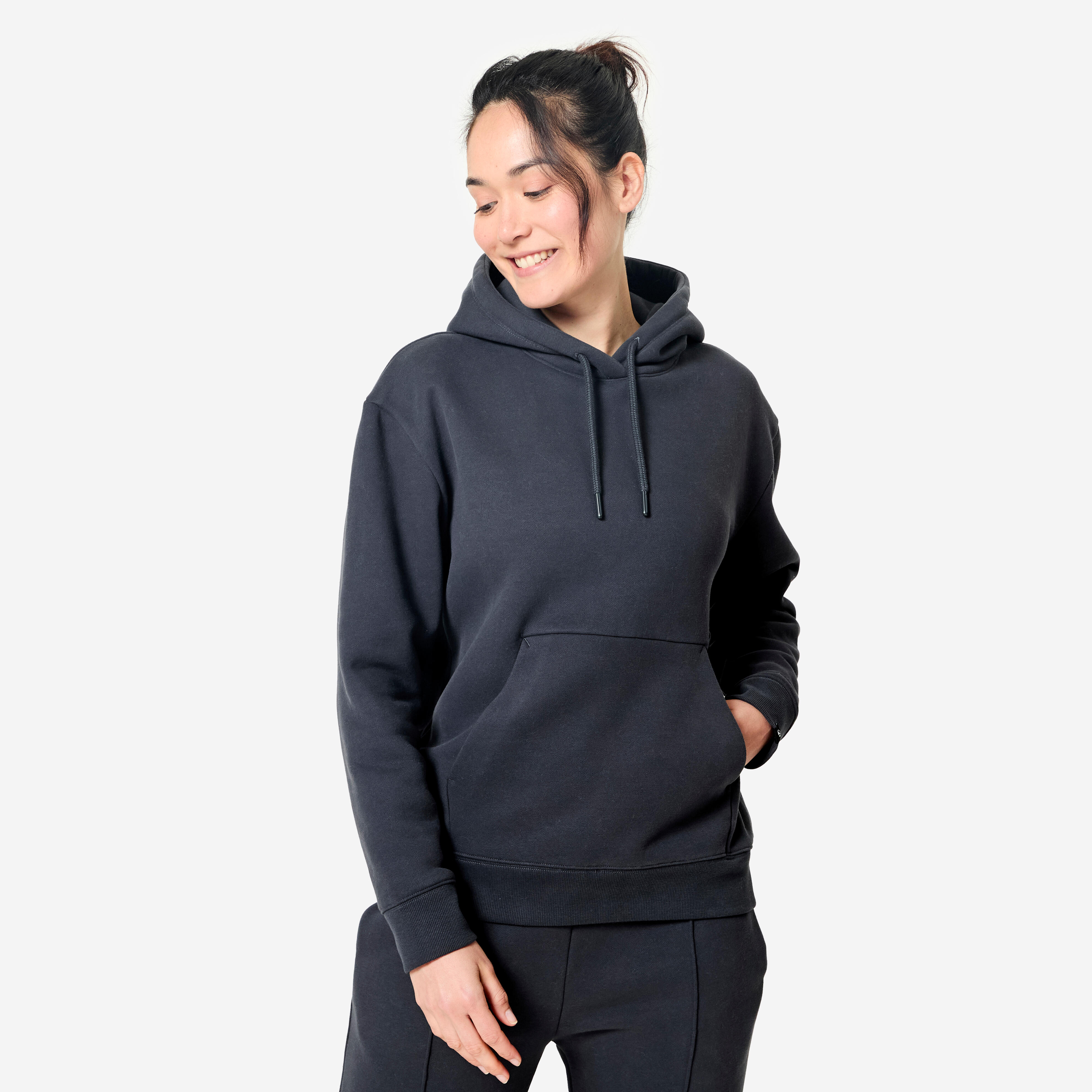 Bluza z kapturem damska Domyos Gym & Pilates