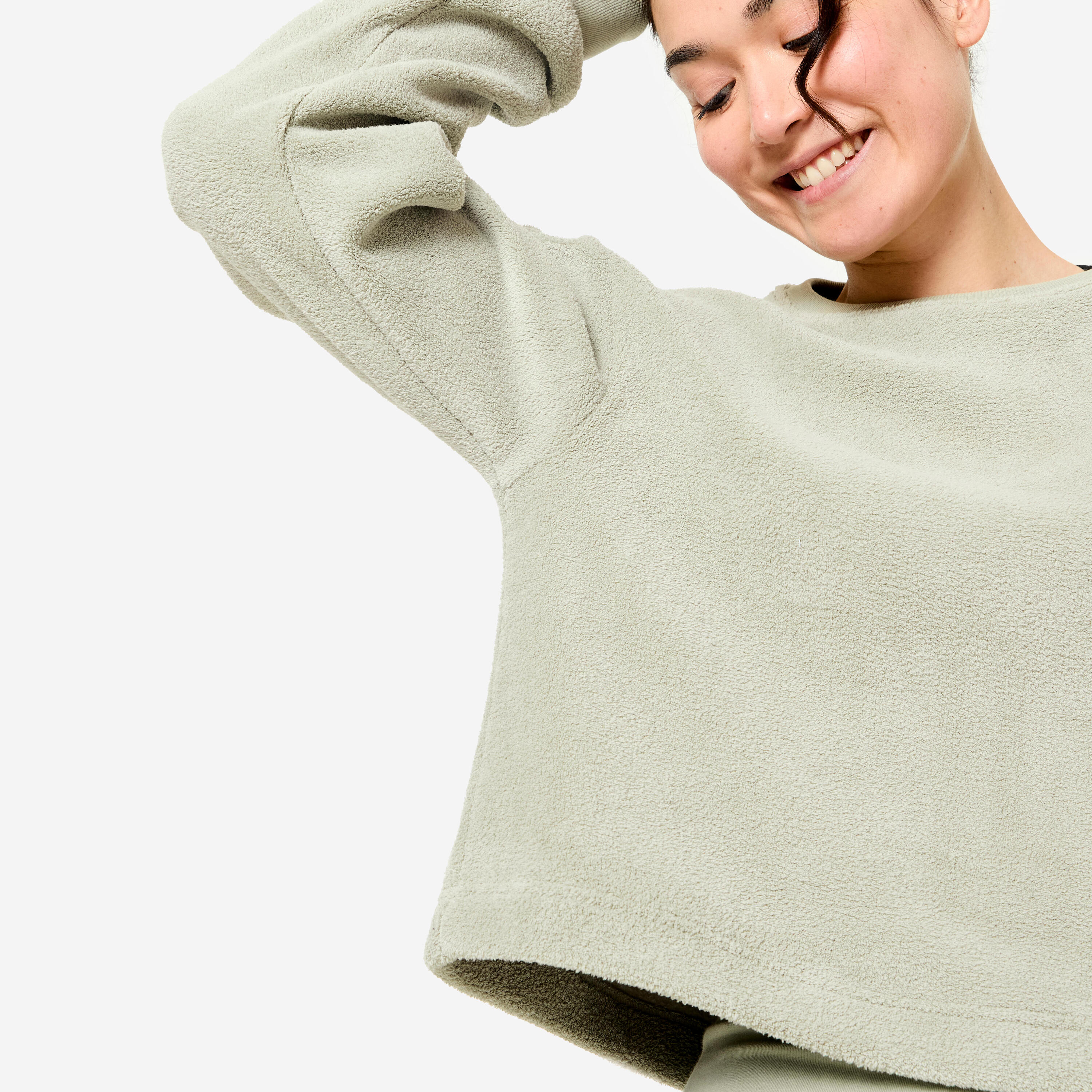 Dámská fleecová mikina na jógu a meditaci Cocoon 3/9