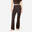 Pantalon flare de yoga et Pilates extensible et doux, Breathe marron