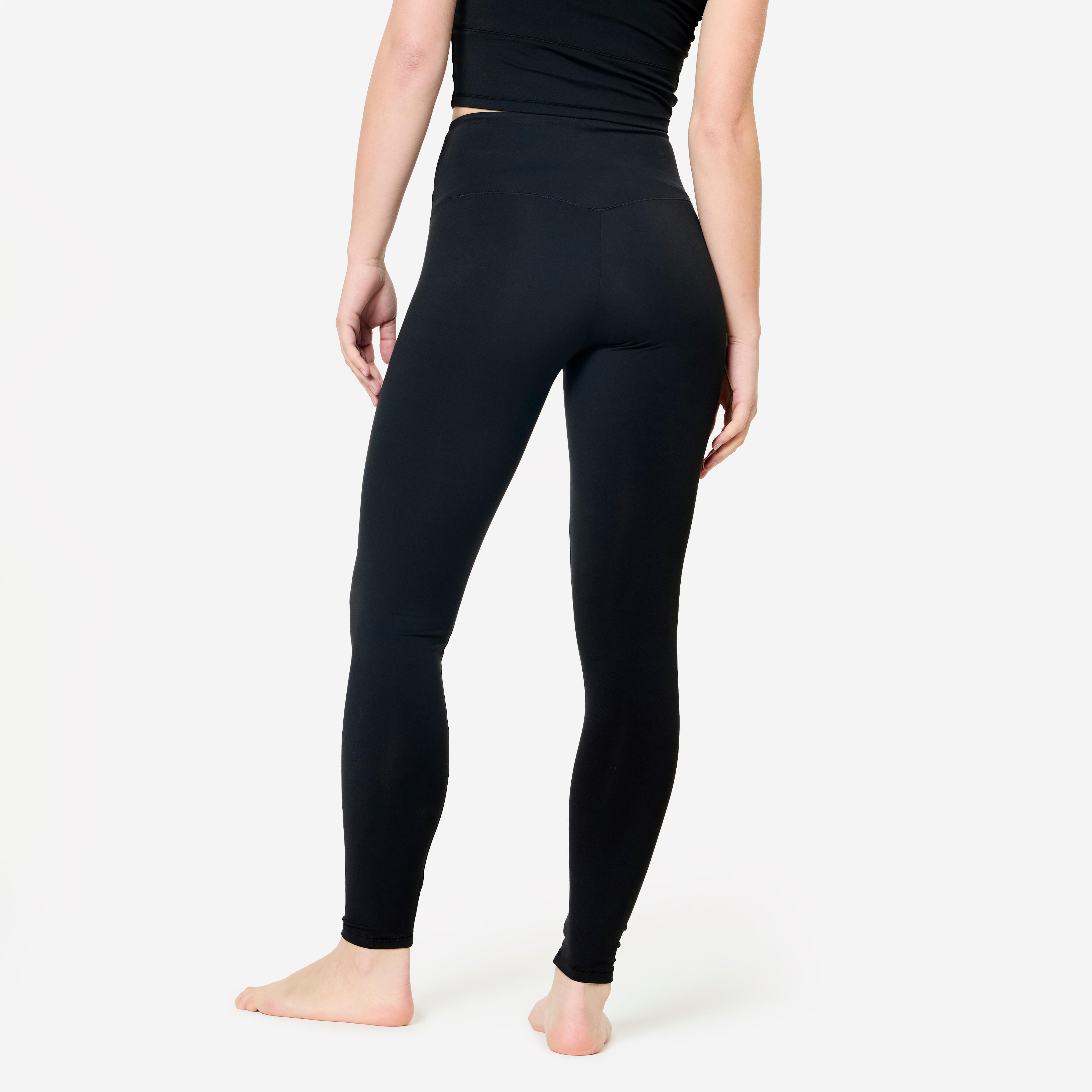 Legging de yoga et de pilates extensible et doux femme, Breathe - DOMYOS