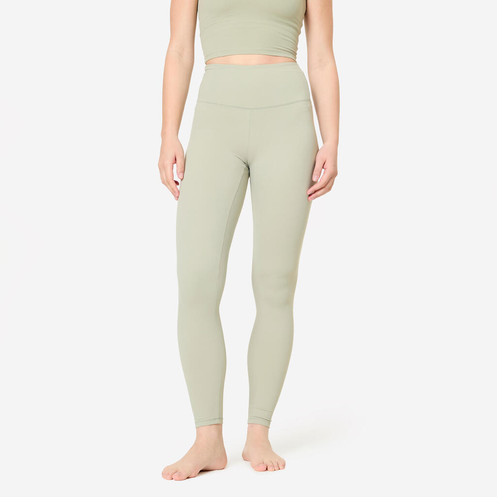 Yoga and Pilates Breathe Soft Stretch Leggings - Green