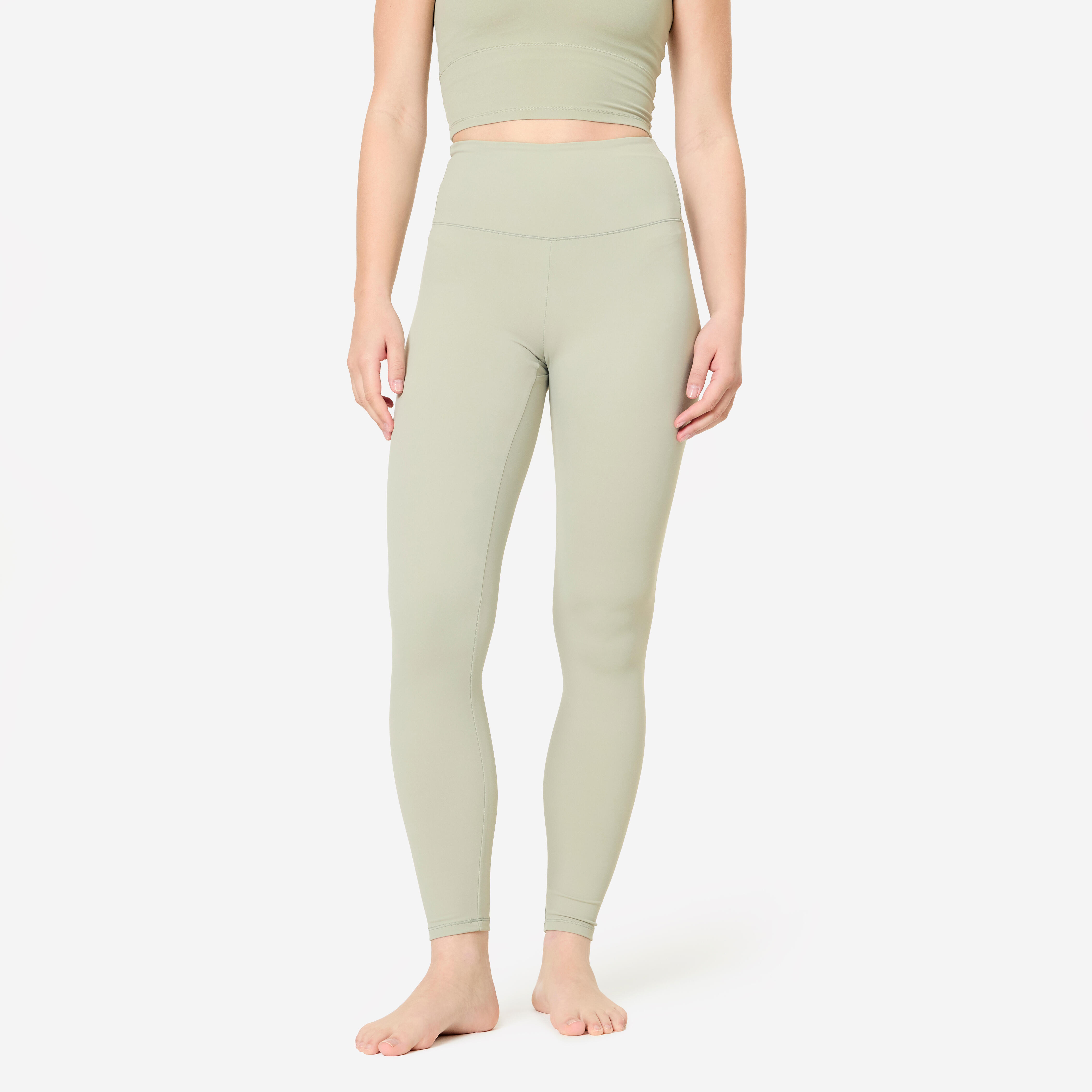 Women’s Yoga and Pilates Soft and Stretch Leggings, Breathe - DOMYOS