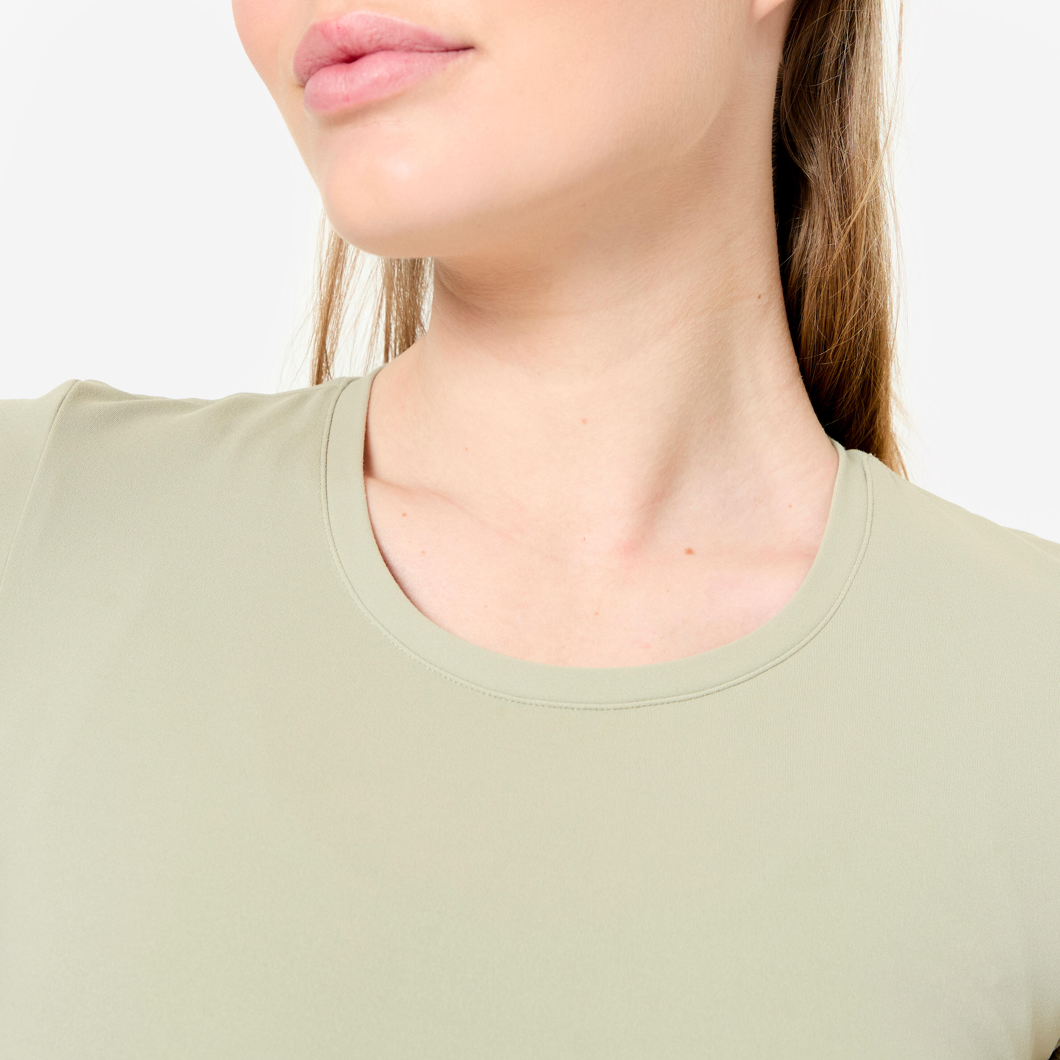 T-shirt de yoga et de pilates extensible et doux, Breathe - DOMYOS