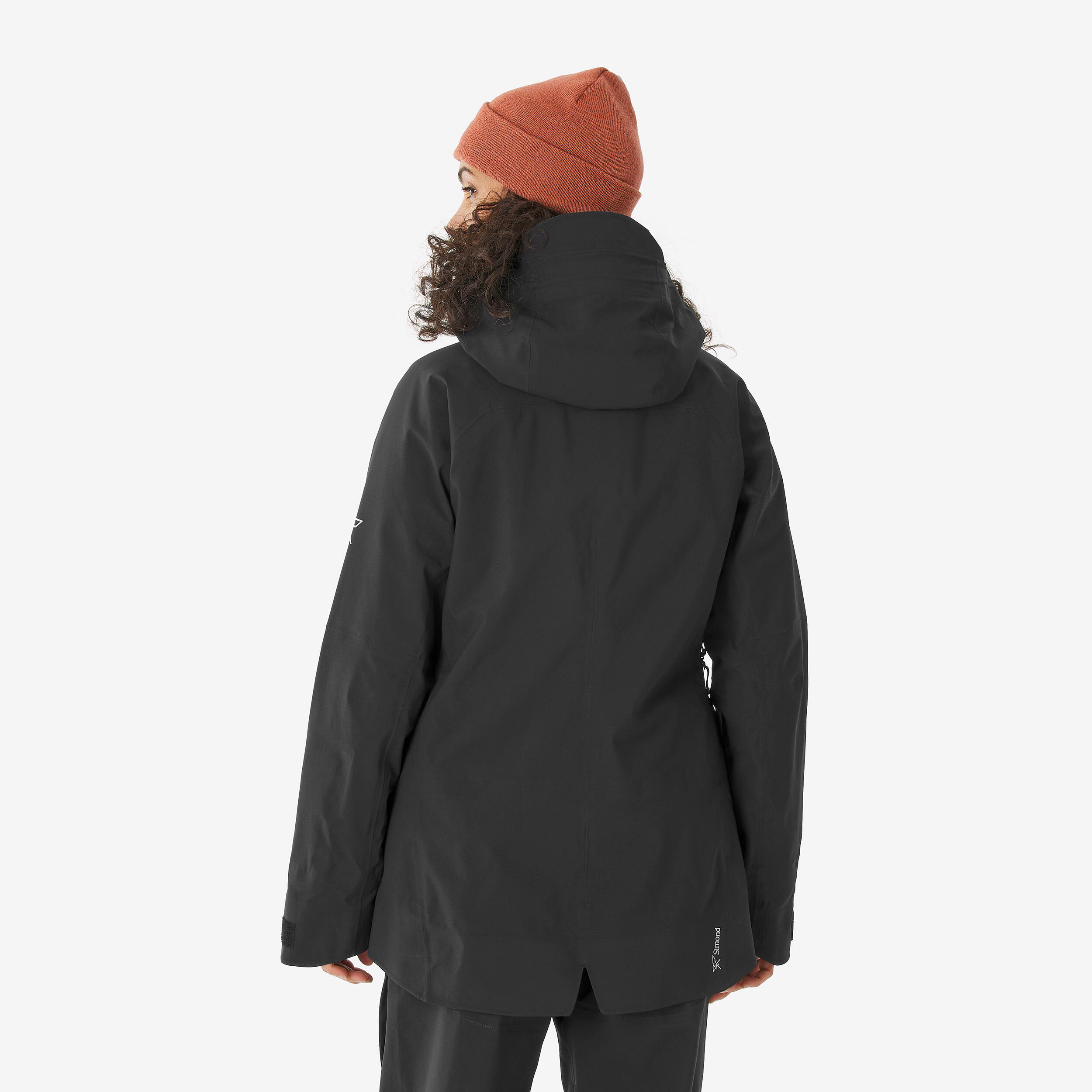 Women's Waterproof Freeride Ski Jacket FR900 - Black