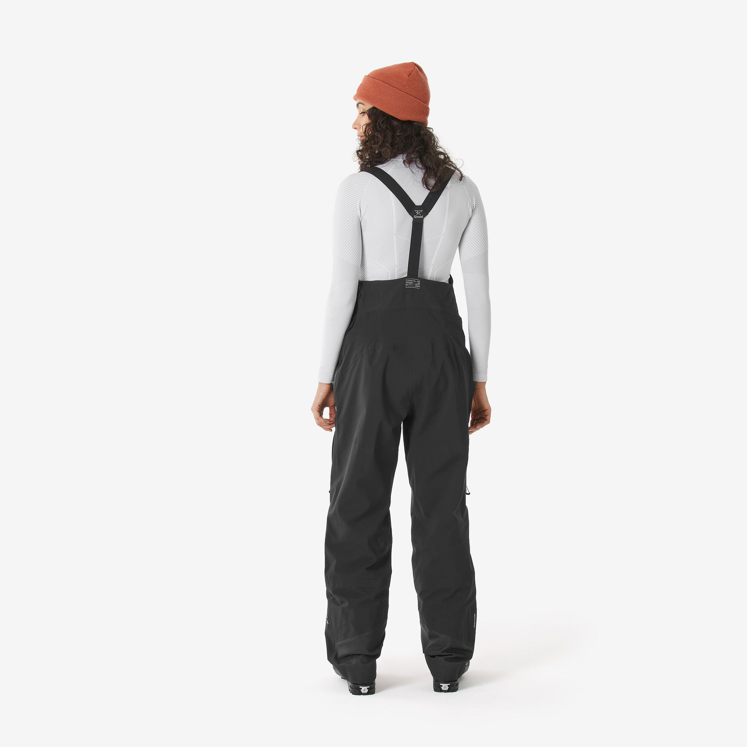 Women’s Waterproof Freeride Ski Bib Pants, FR 900 3/12
