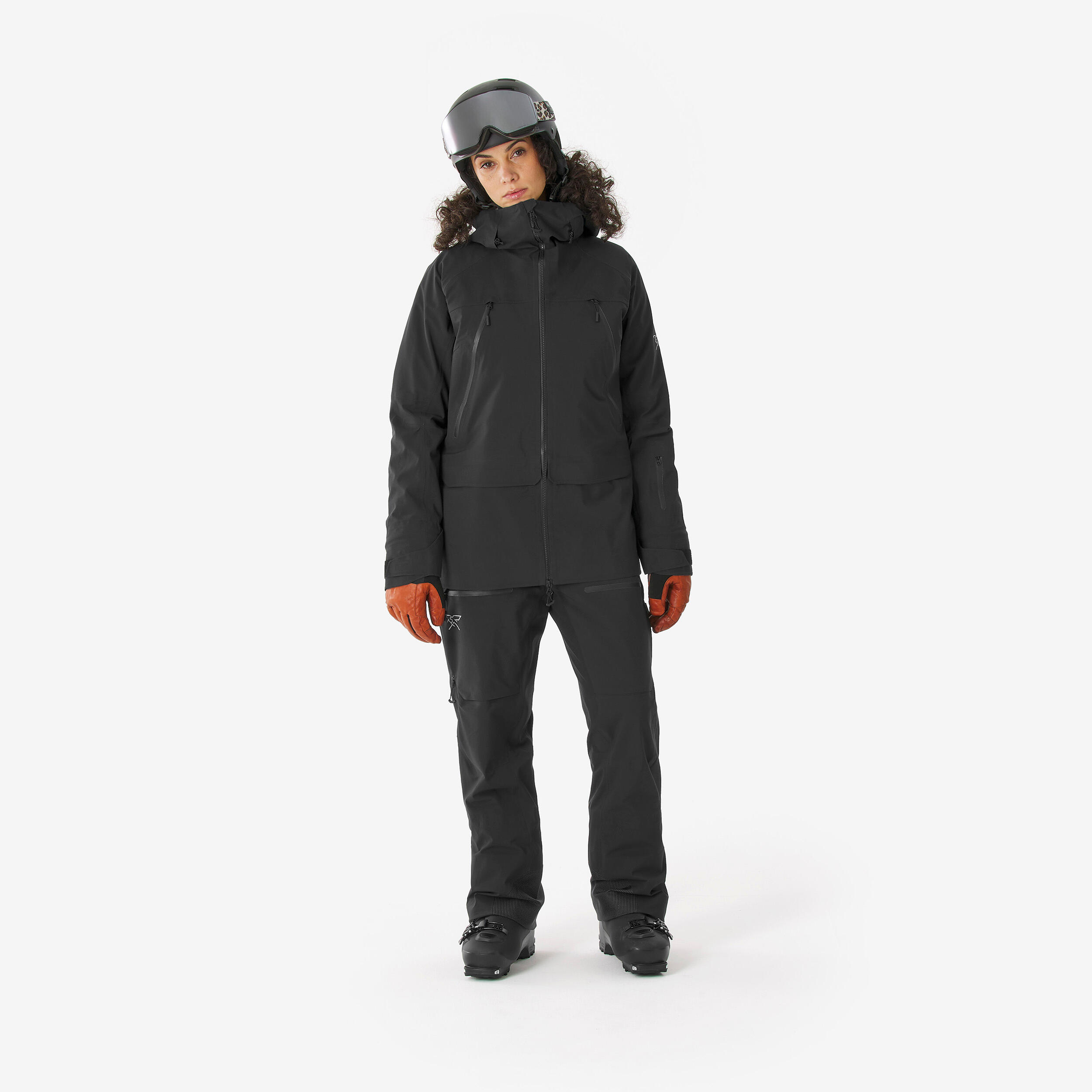 Women’s Waterproof Freeride Ski Bib Pants, FR 900 - SIMOND
