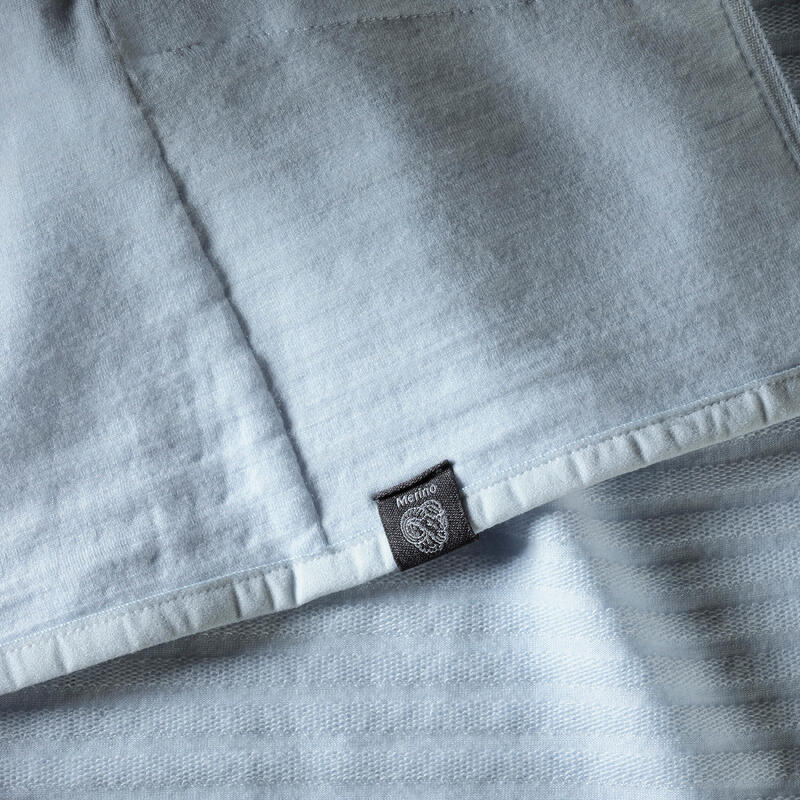 Pull technique à capuche en laine mérinos femme - ALPINISM