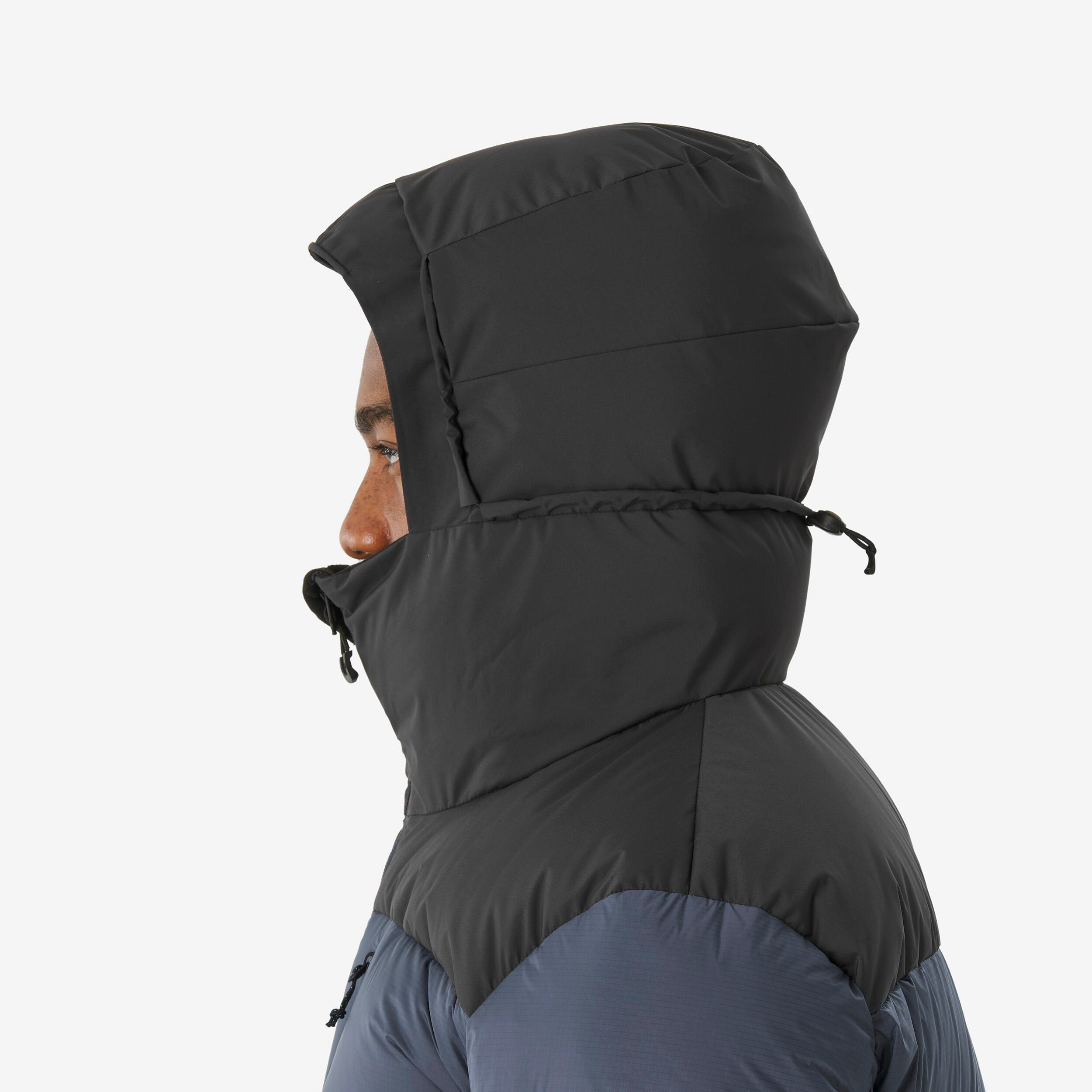 Men’s Hooded Down Jacket -20°C, MT900 - Grey