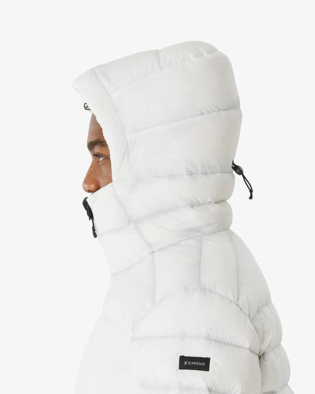 Daunenjacke Herren bis -10 °C Kapuze Trekking MT500 