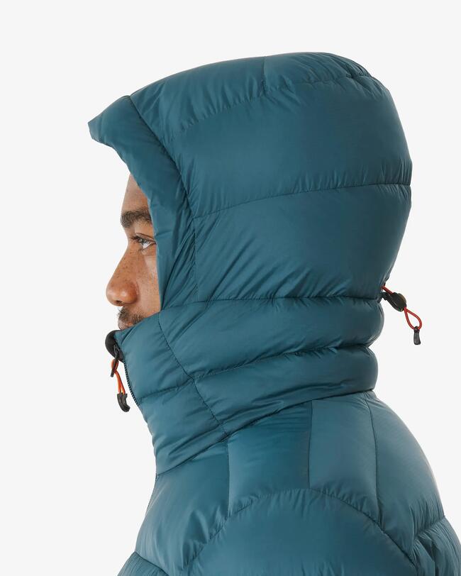 Donsjas met capuchon voor bergtrekking heren - MT500 -10°C