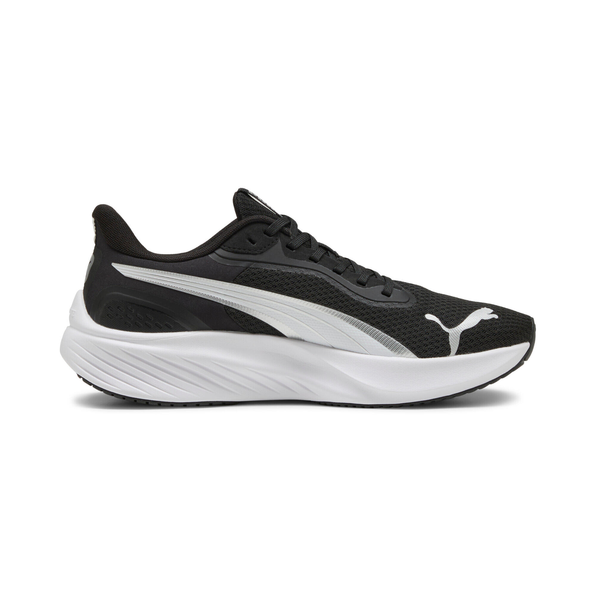 Puma Men's Pounce Lite Sneaker - Black and White