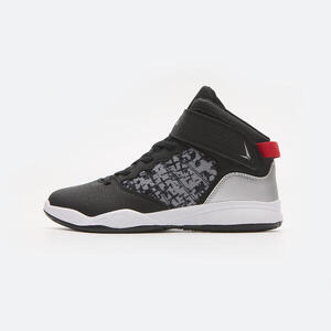 Zapatillas de baloncesto velcro Niños Tarmak Easy SE100 negras