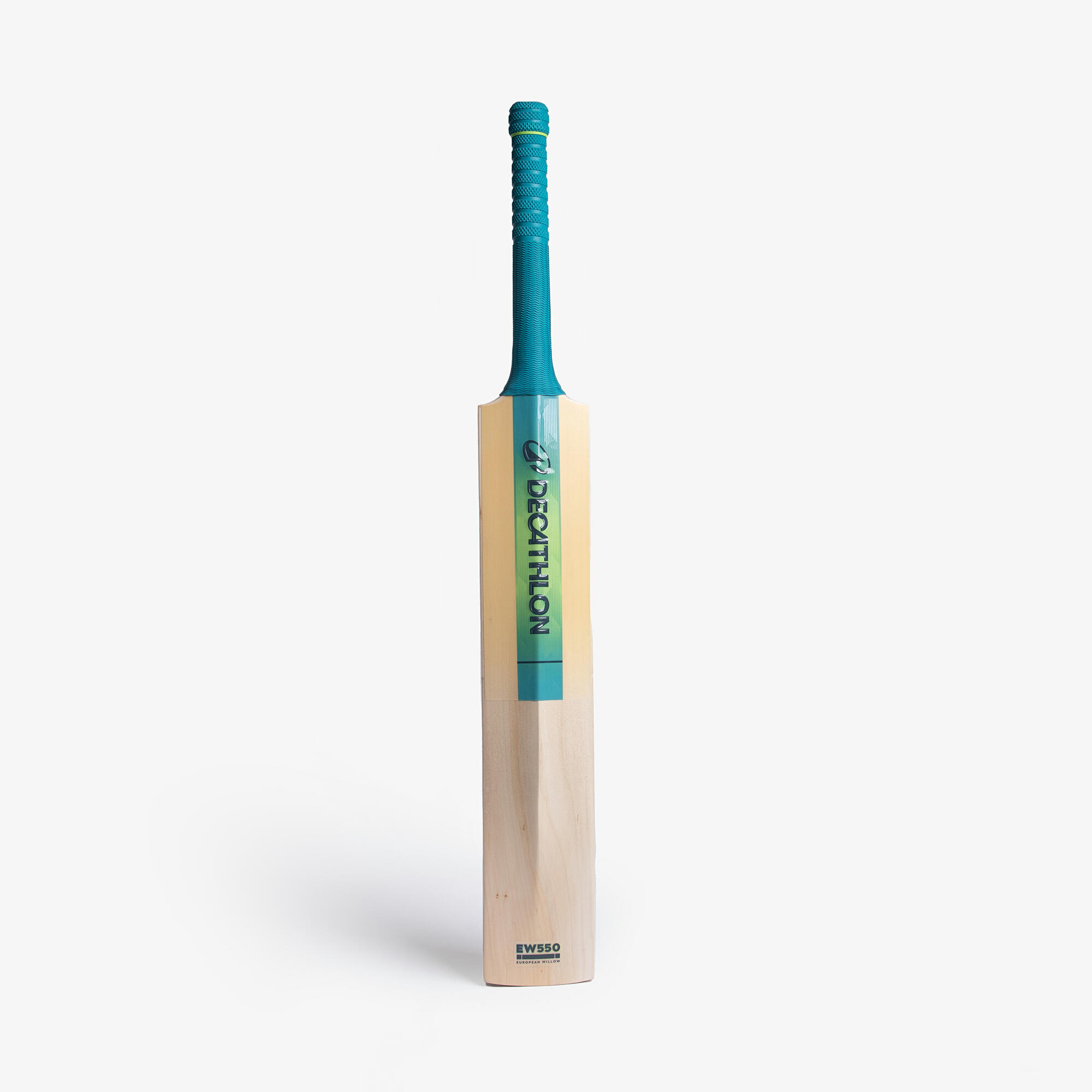 Kids Cricket English Willow Bat Size 6 EW550 - Turquoise