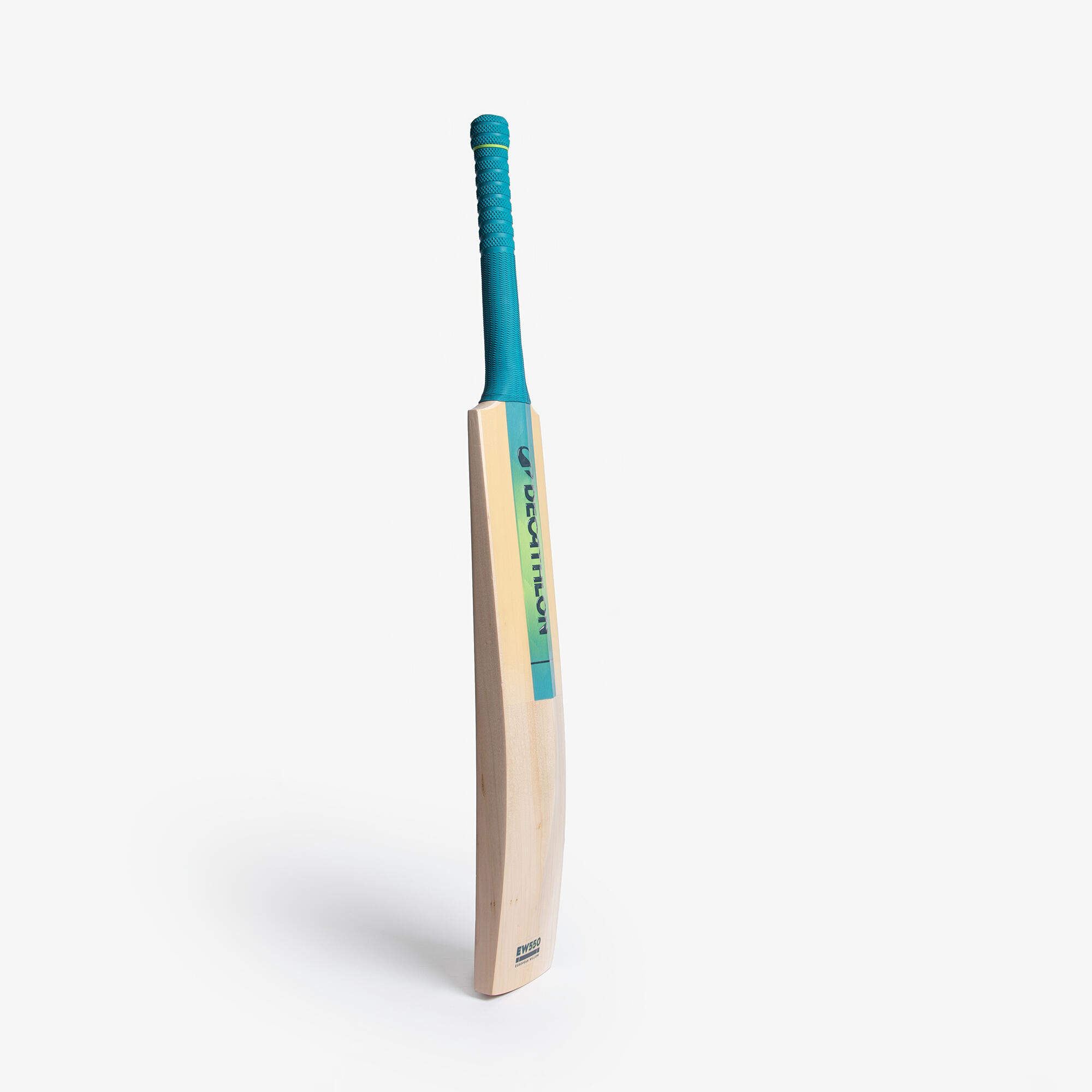 Kids Cricket English Willow Bat Size 6 EW550 - Turquoise