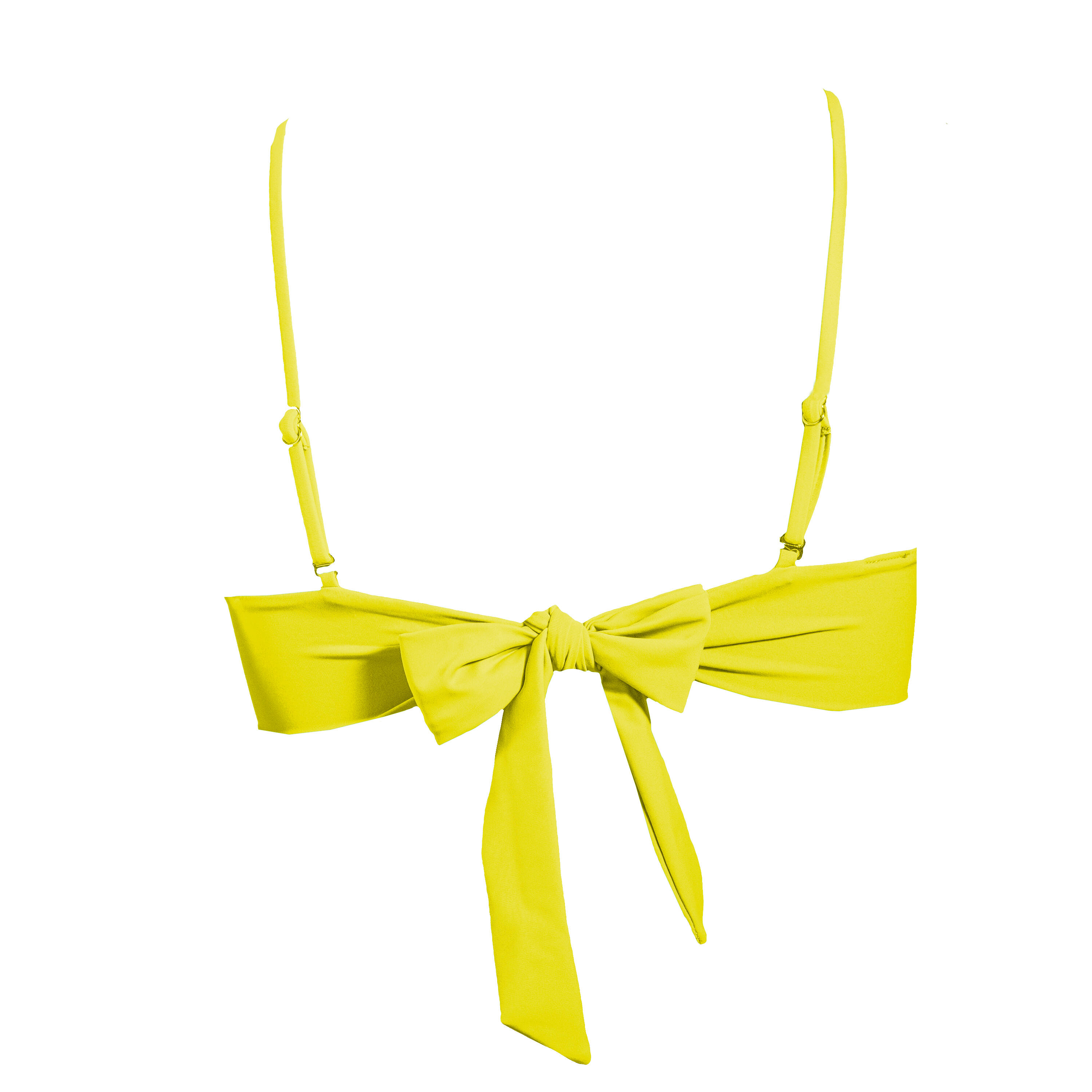 Top Biquini Dona Brasier Groc 4/4