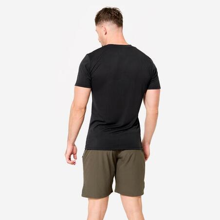 Футболка для крос-тренінгу чорна Футболка для крос-тренінгу чорна