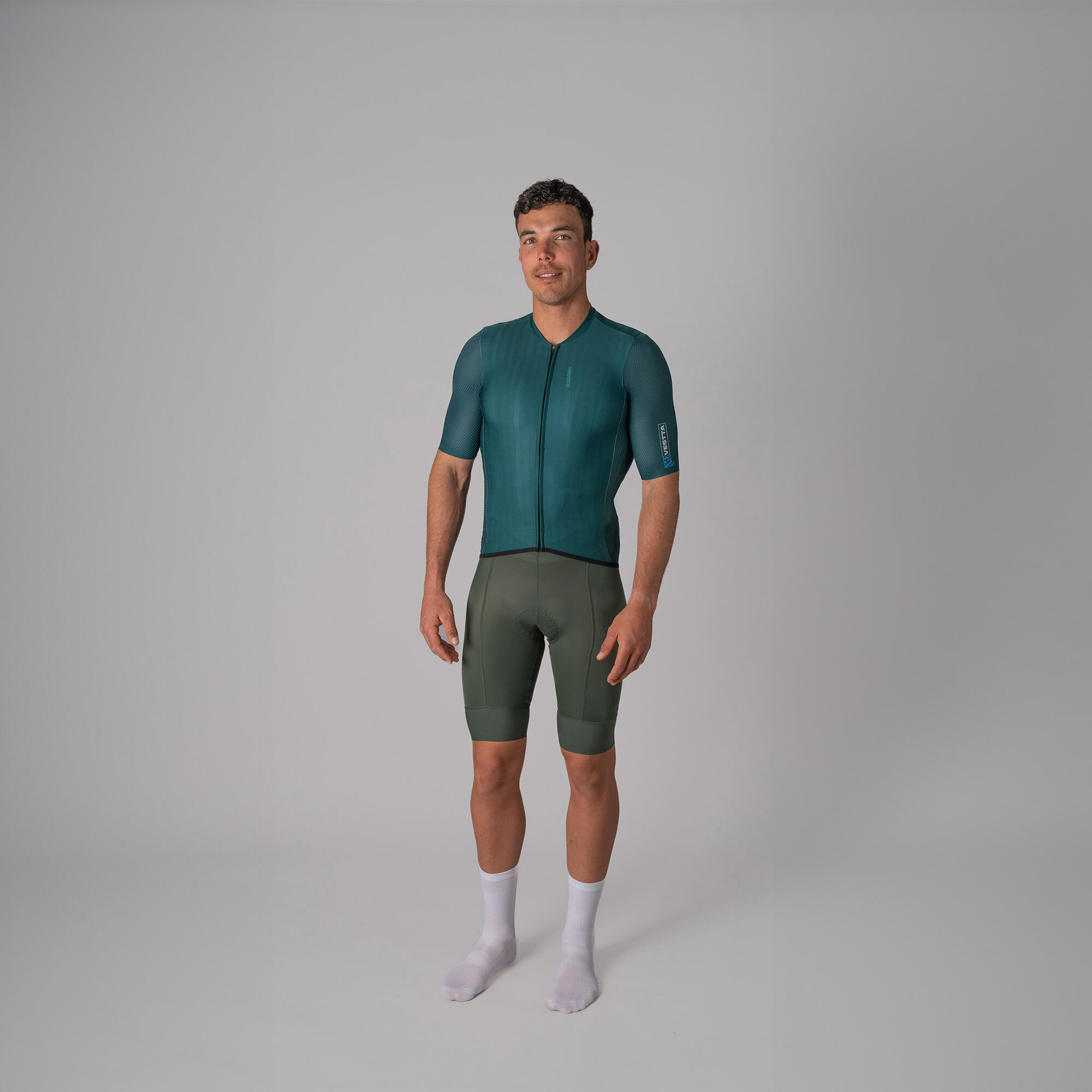 Maillot ciclismo manga corta Vestta Pro Plus Jade verde 2/8
