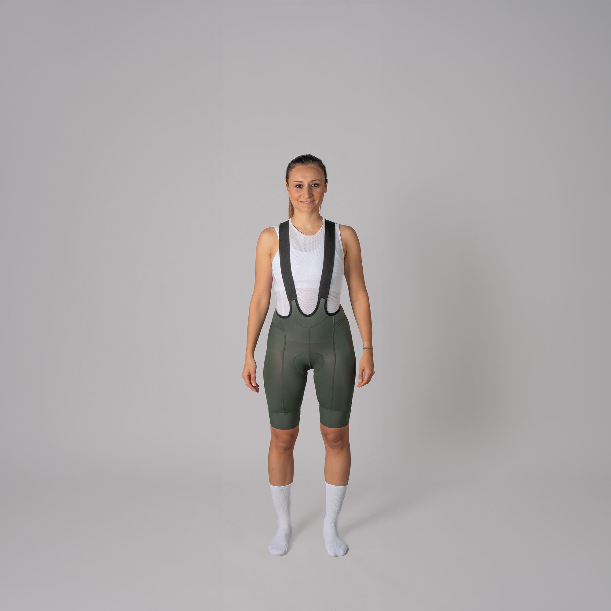 Culotte corto ciclismo Vestta Pro Hunter verde 5/7