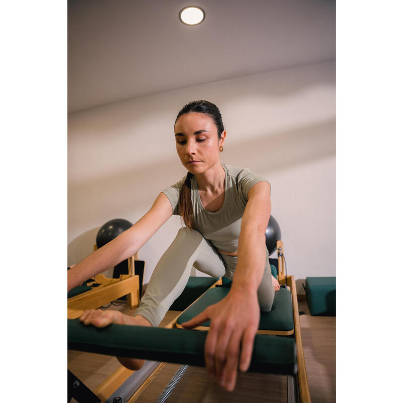Colanți moi și elastici pentru yoga și Pilates Breathe Maro