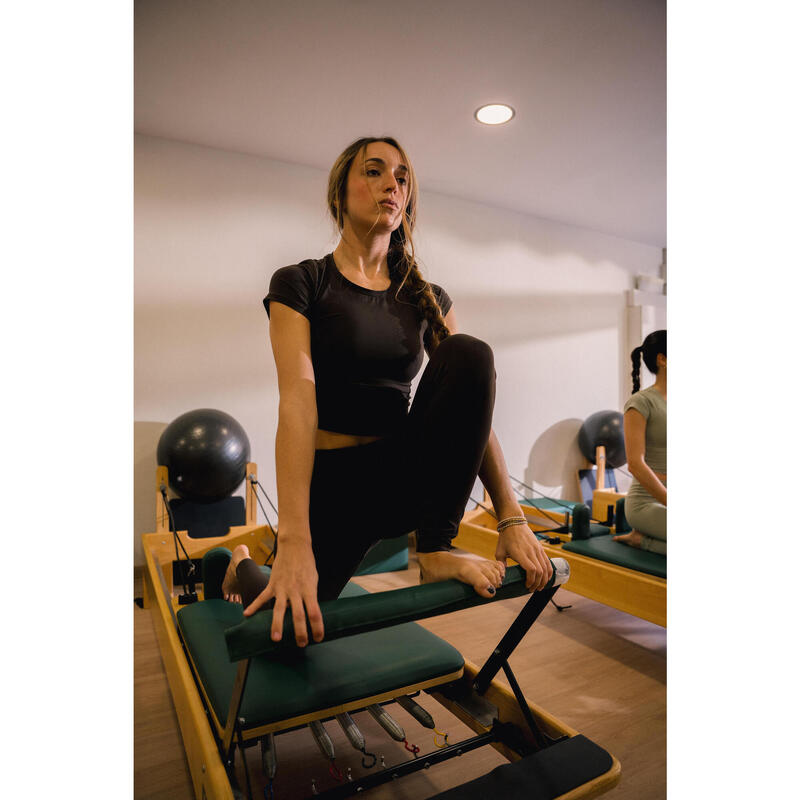 Colanți moi și elastici pentru yoga și Pilates Breathe Maro