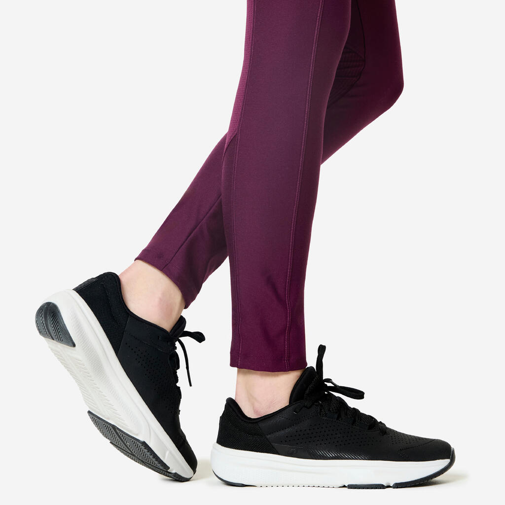 Women's Fitness Leggings with Phone Pocket - Navy Blue