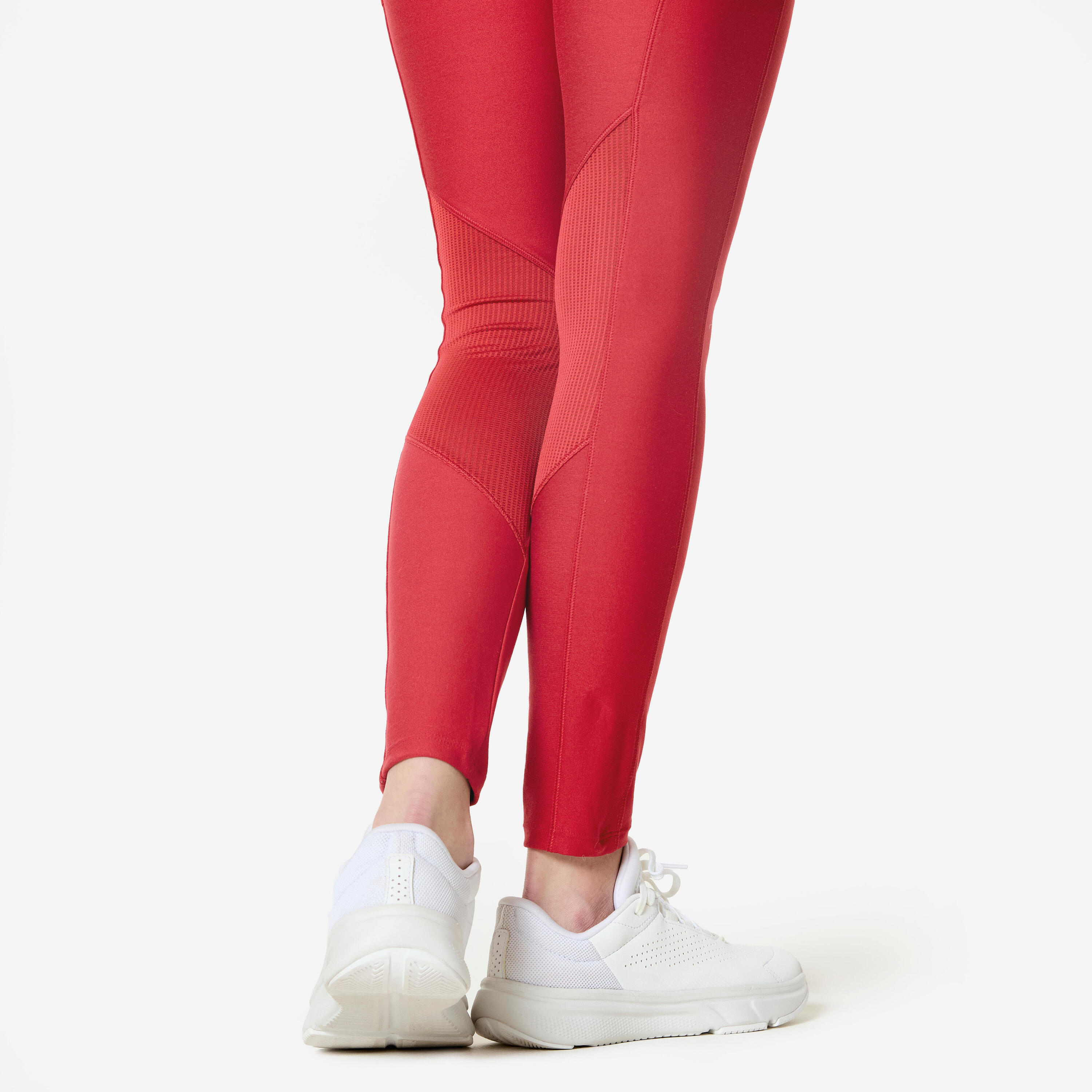 Leggings de Fitness com Bolso para Telemóvel Mulher Vermelho