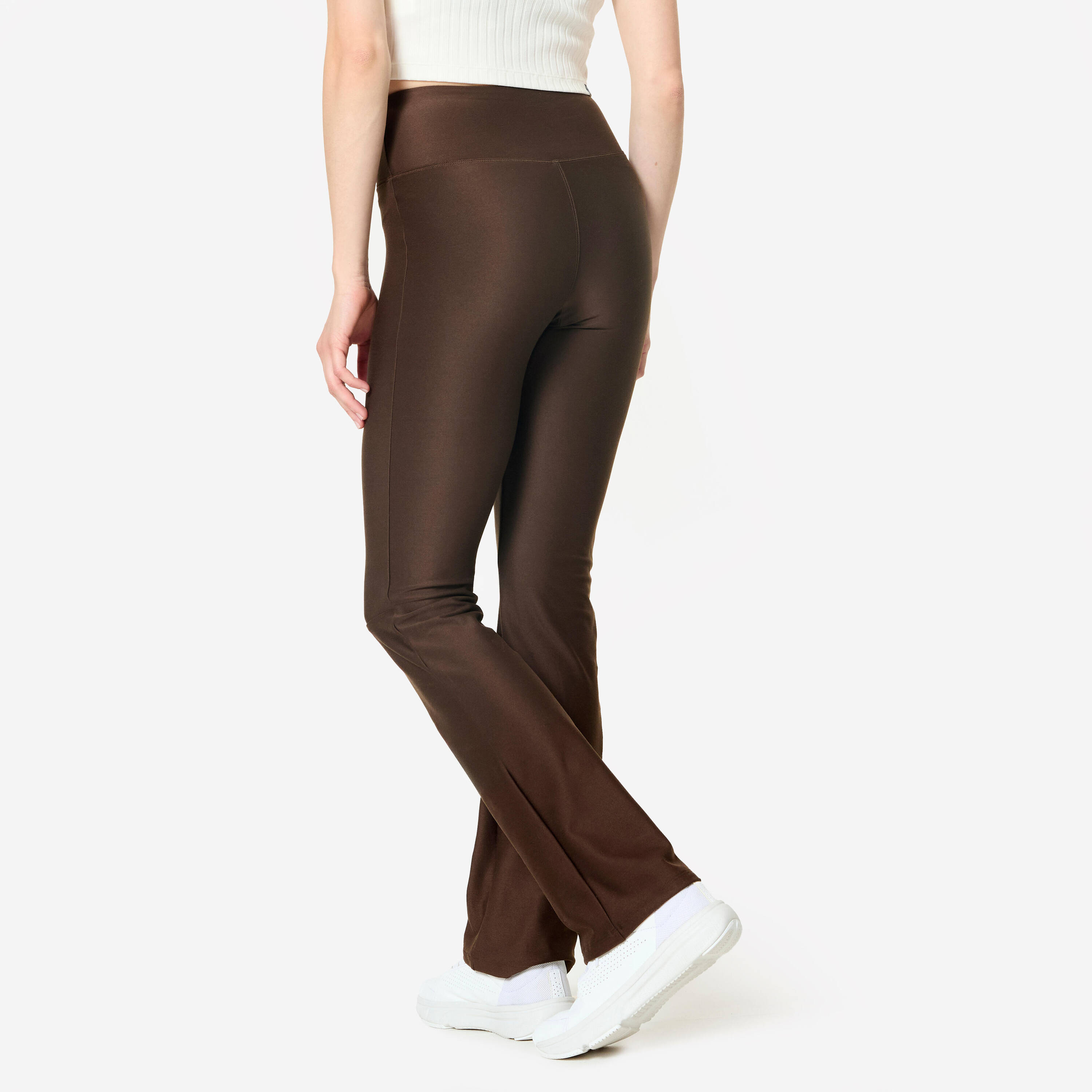 Women's Fitness Straight-Leg Leggings - Brown -  4