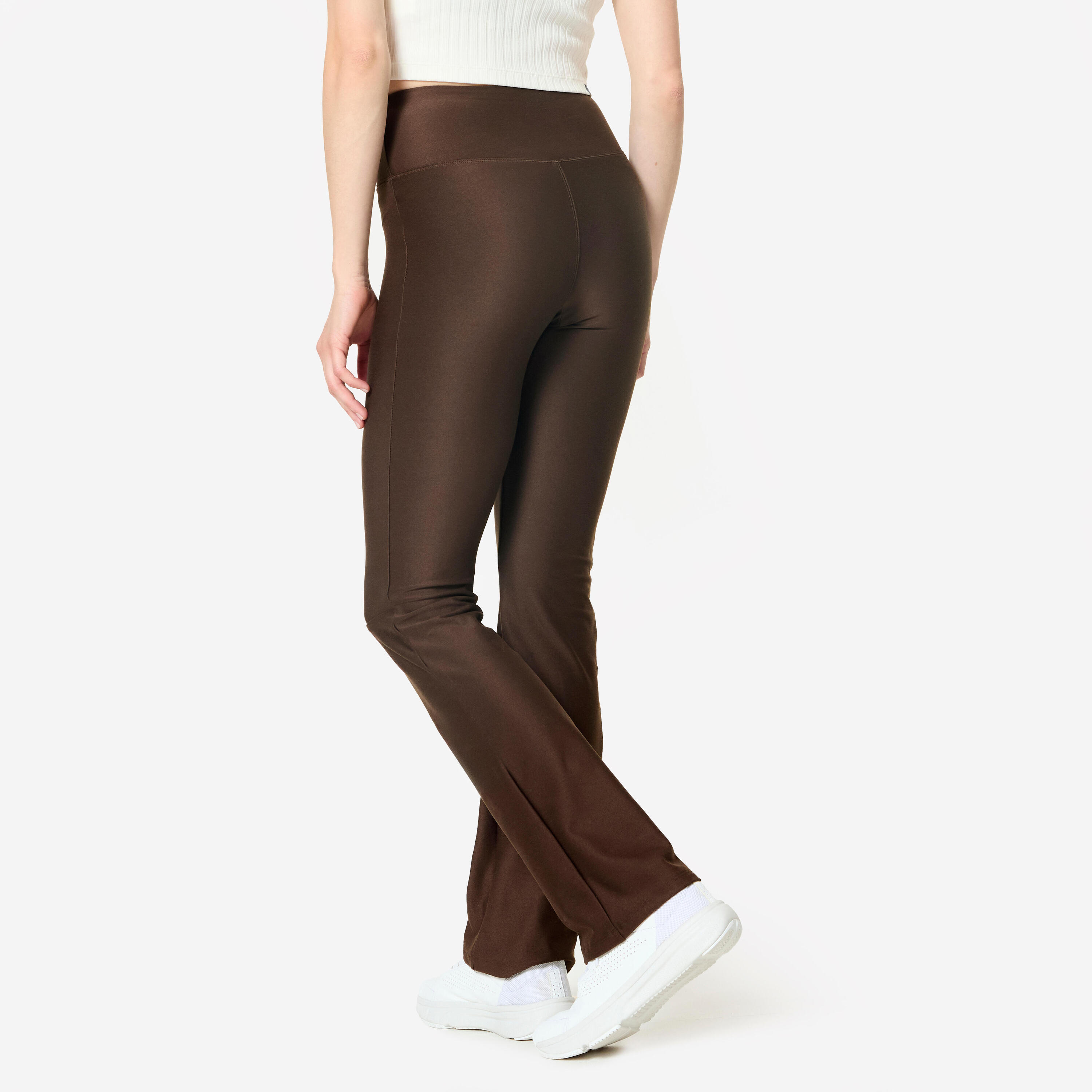 Women's Fitness Straight-Leg Leggings - Brown 3/5