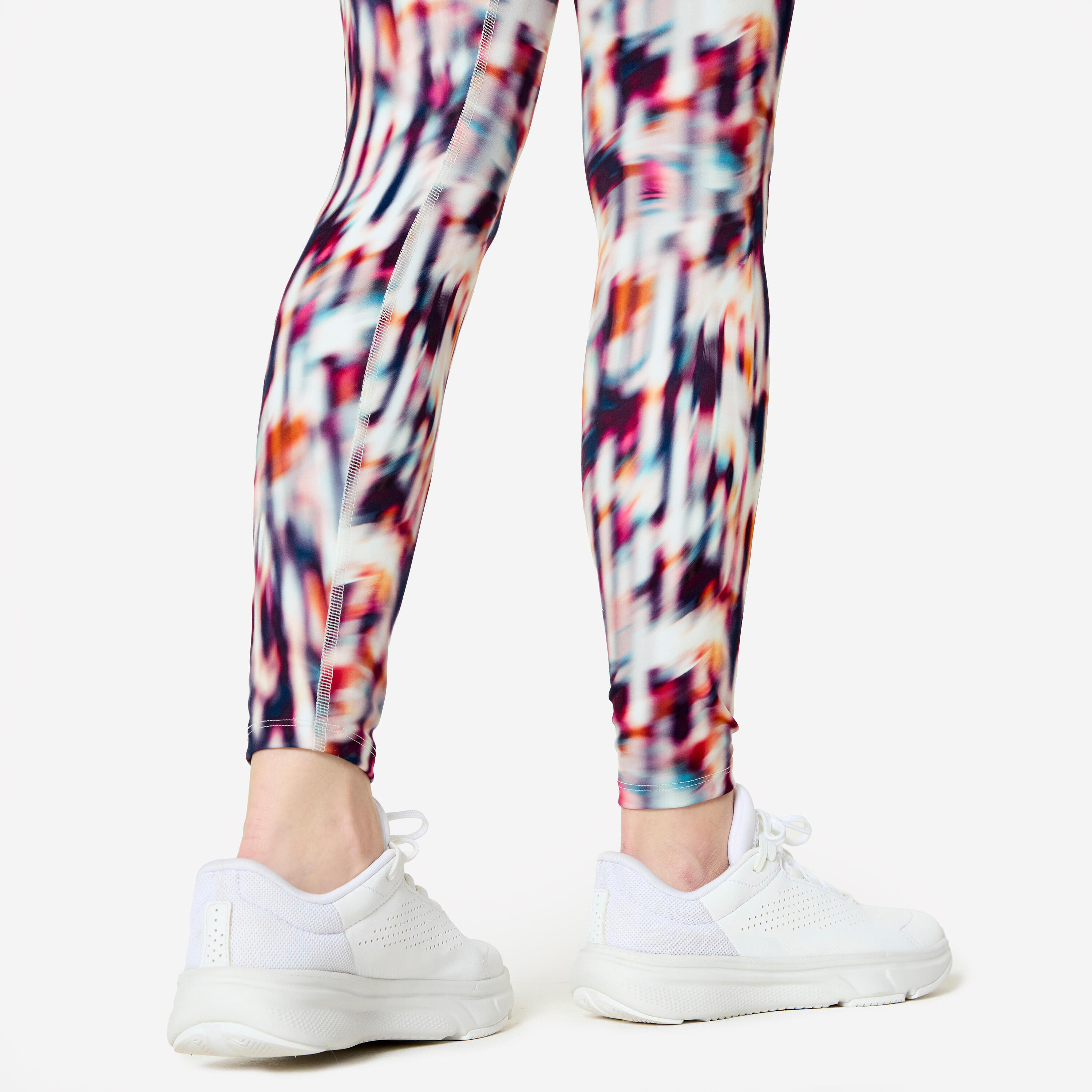 Women's High-Waisted Cardio Fitness Leggings - Beige 6/6