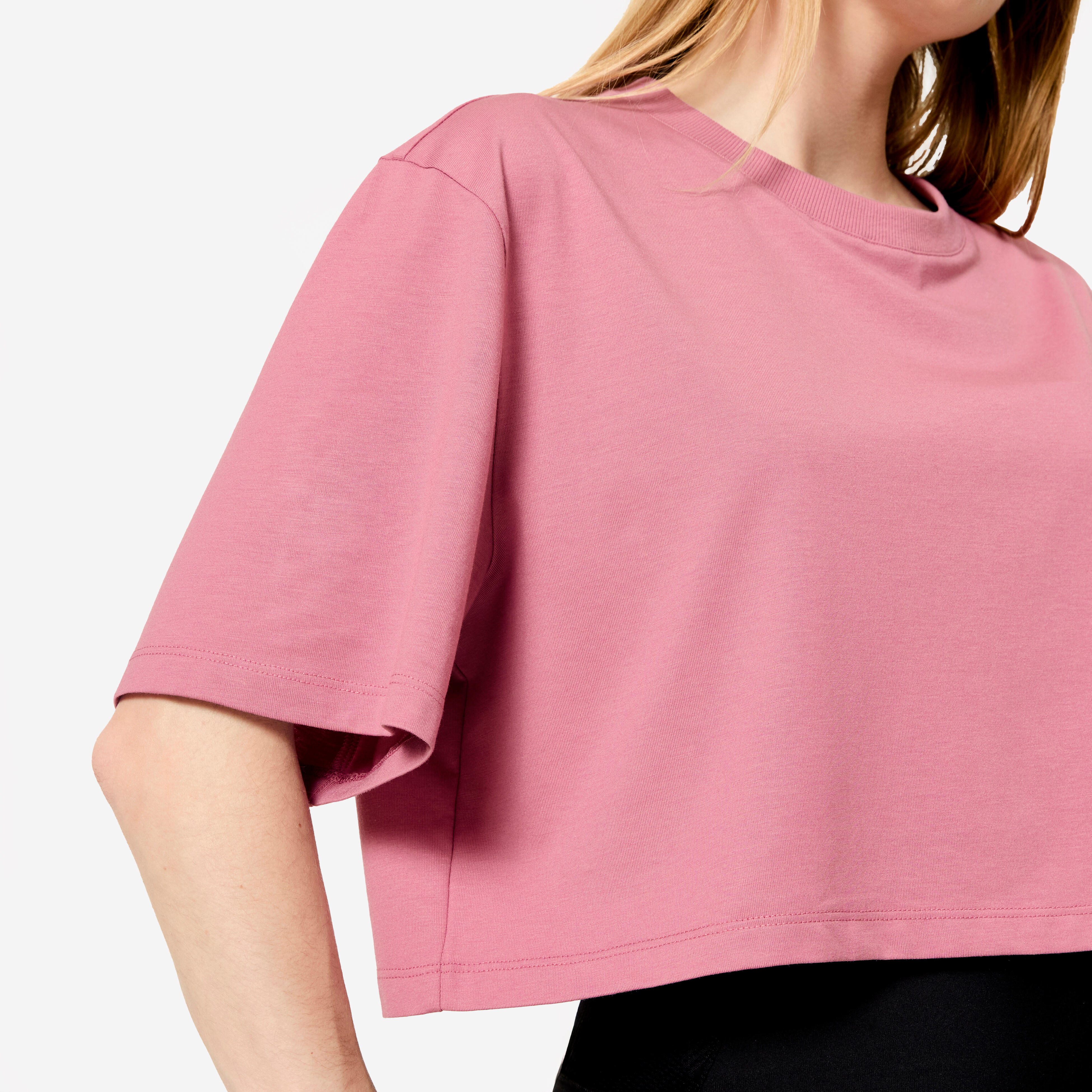 Women's Cropped T-Shirt, 520 - DOMYOS
