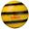 Volley® Dodgeball gelb schwarz