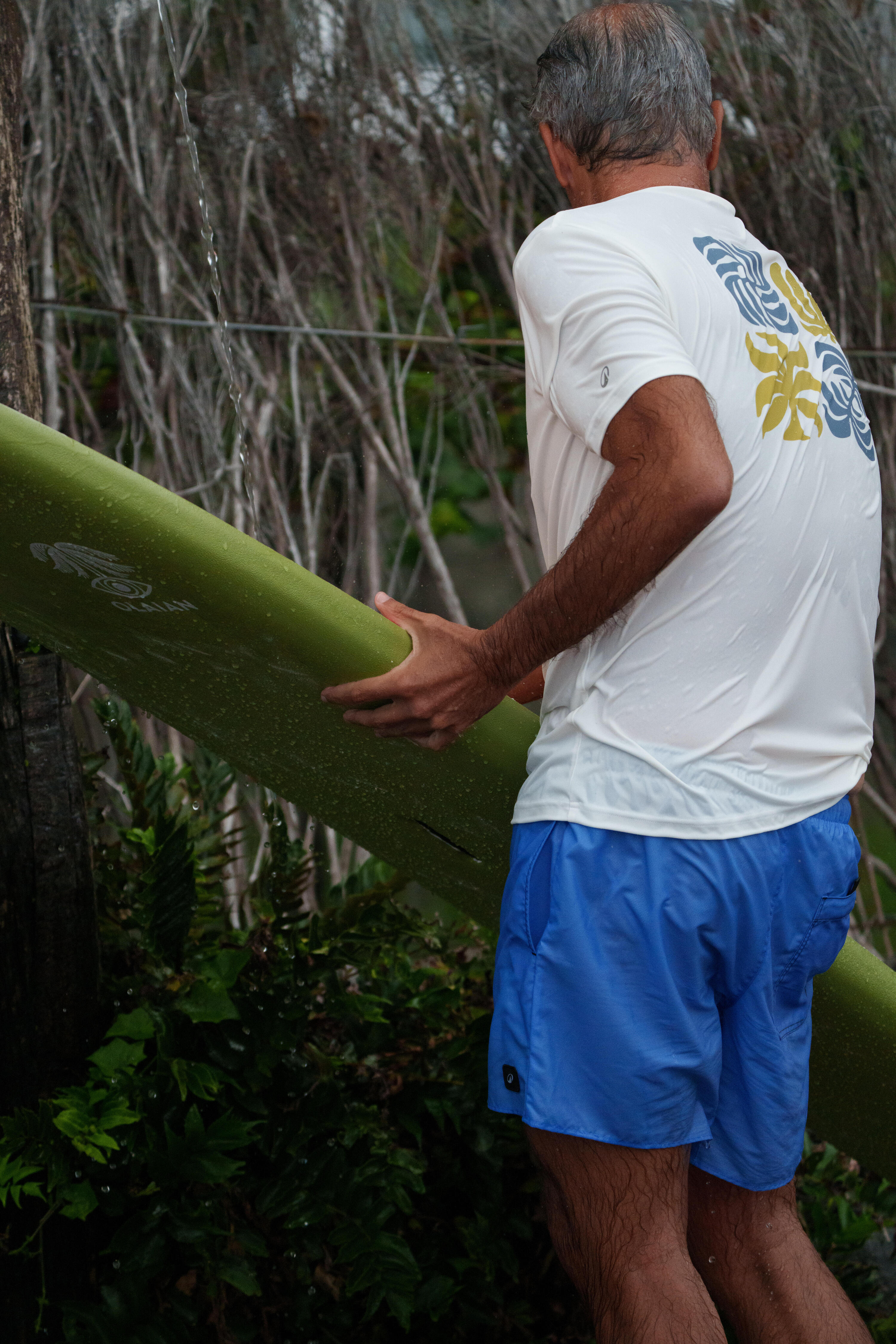 Bañador Hombre Corto 15" con bolsillos  Azul Lavanda 11/11