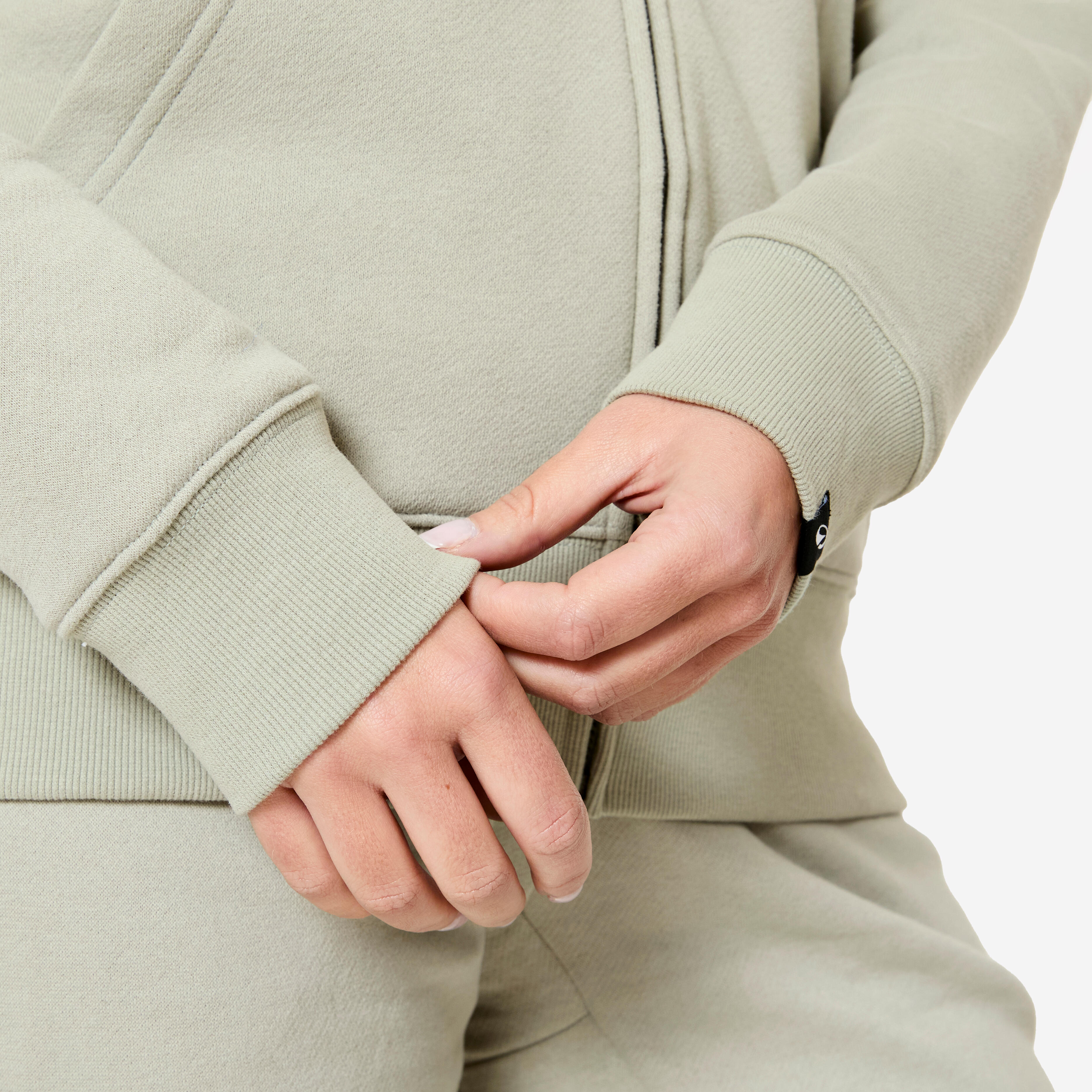 Women’s Zip-Up Fitness Fleece Sweatshirt - DOMYOS
