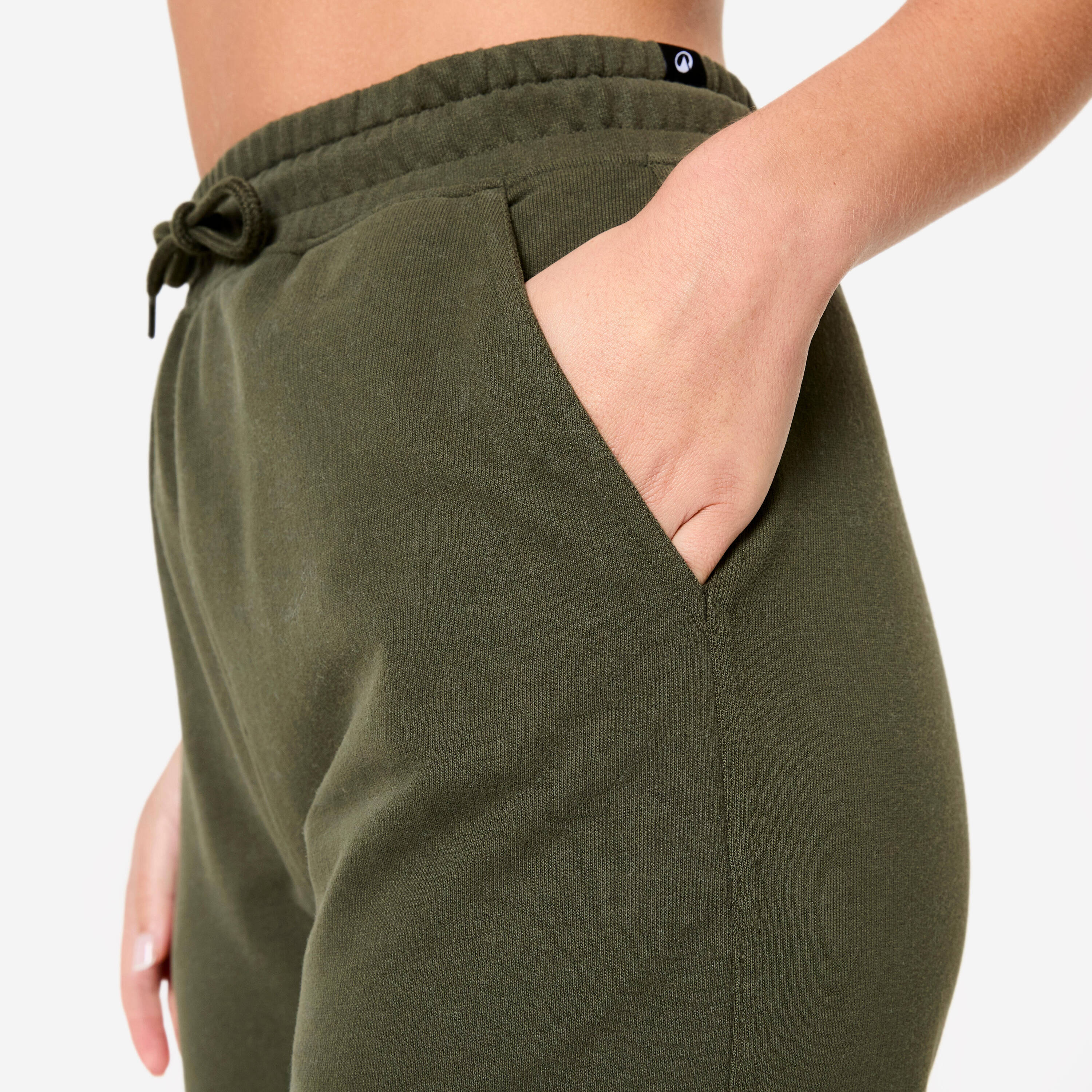 Women's Cotton Joggers - Green -  5