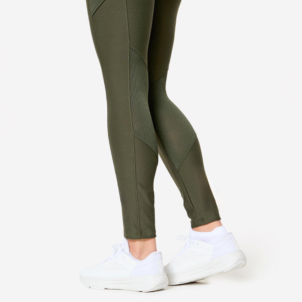 Women's Fitness Leggings with Phone Pocket - Navy Blue
