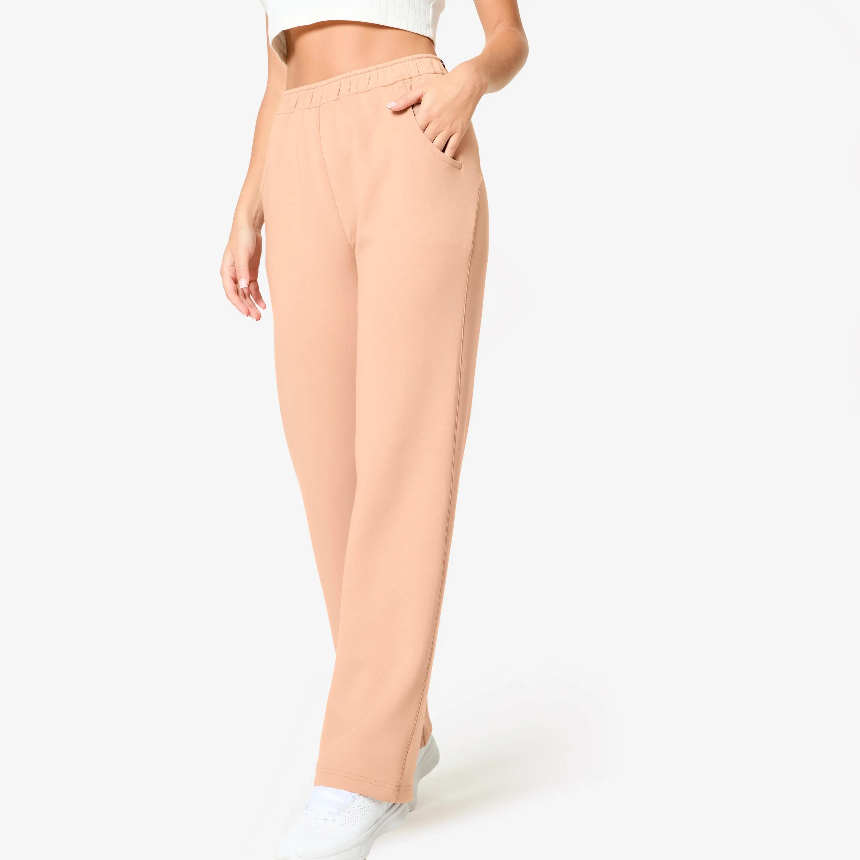 Pantalon de trening confortabil regular bej Damă 8/11
