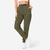 Pantalon jogging en coton femme, vert