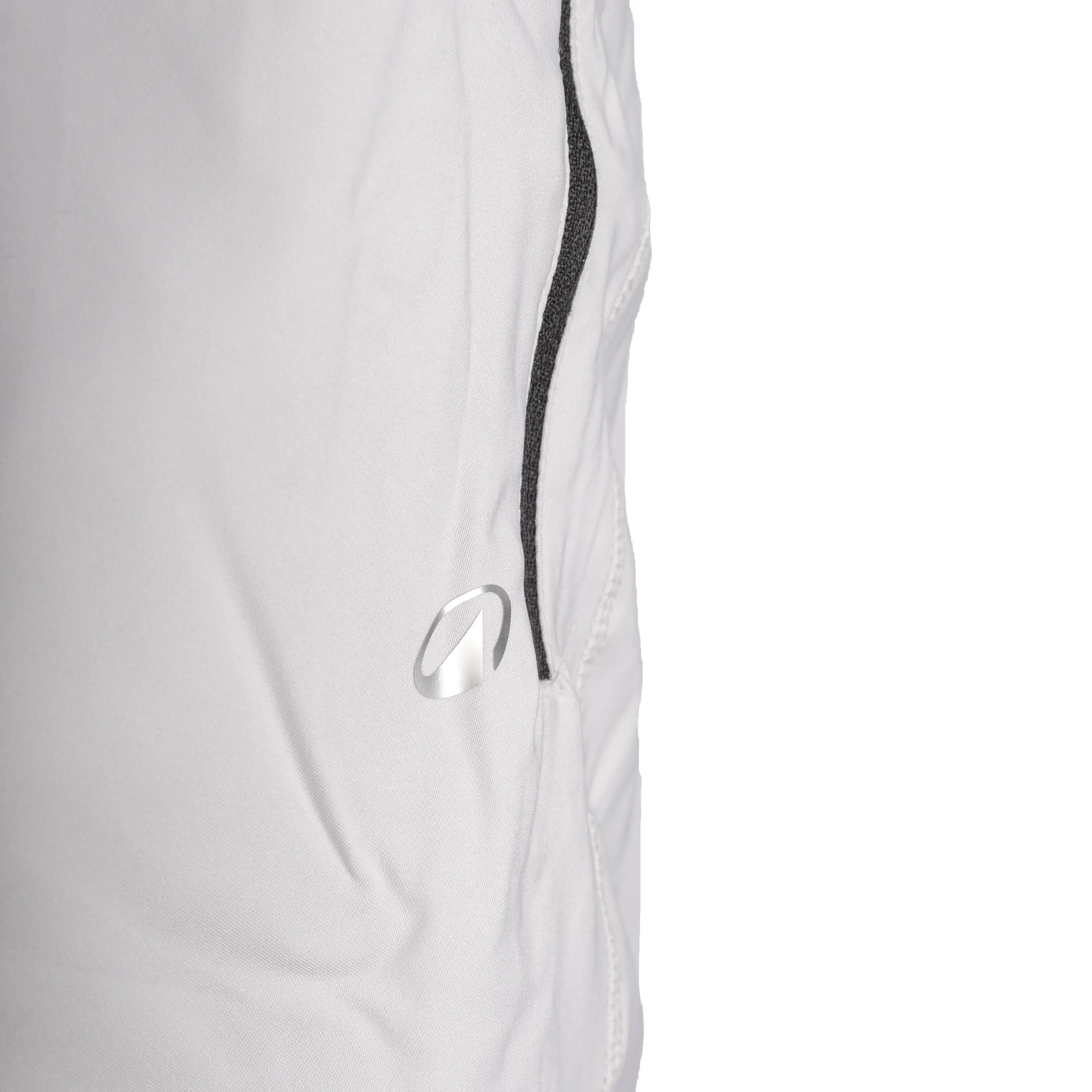 Men's Breathable Fitness Shorts with Zipped Pockets - Pearl Grey 7/9