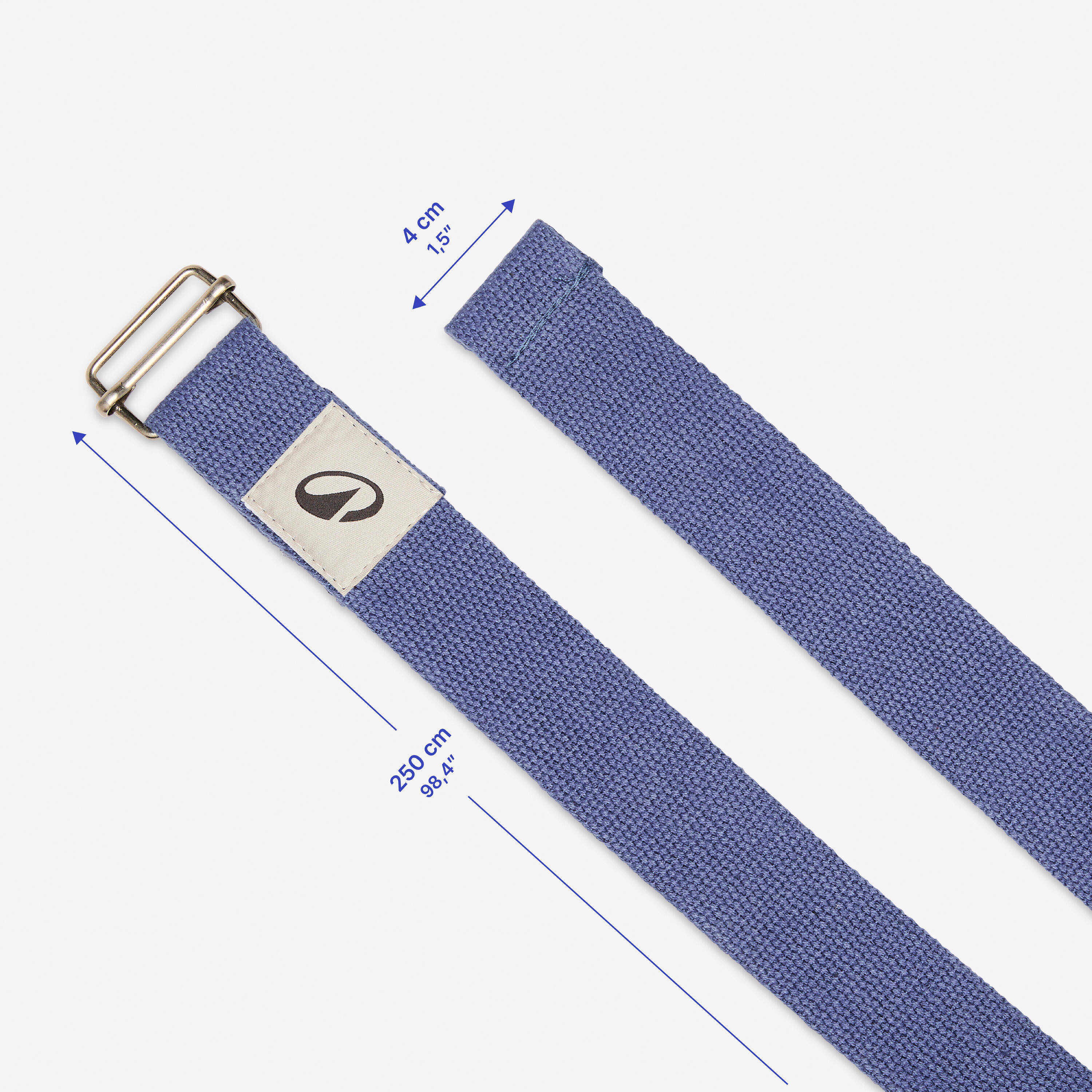 Yoga Strap for Stretching Onesize - Blue -  4
