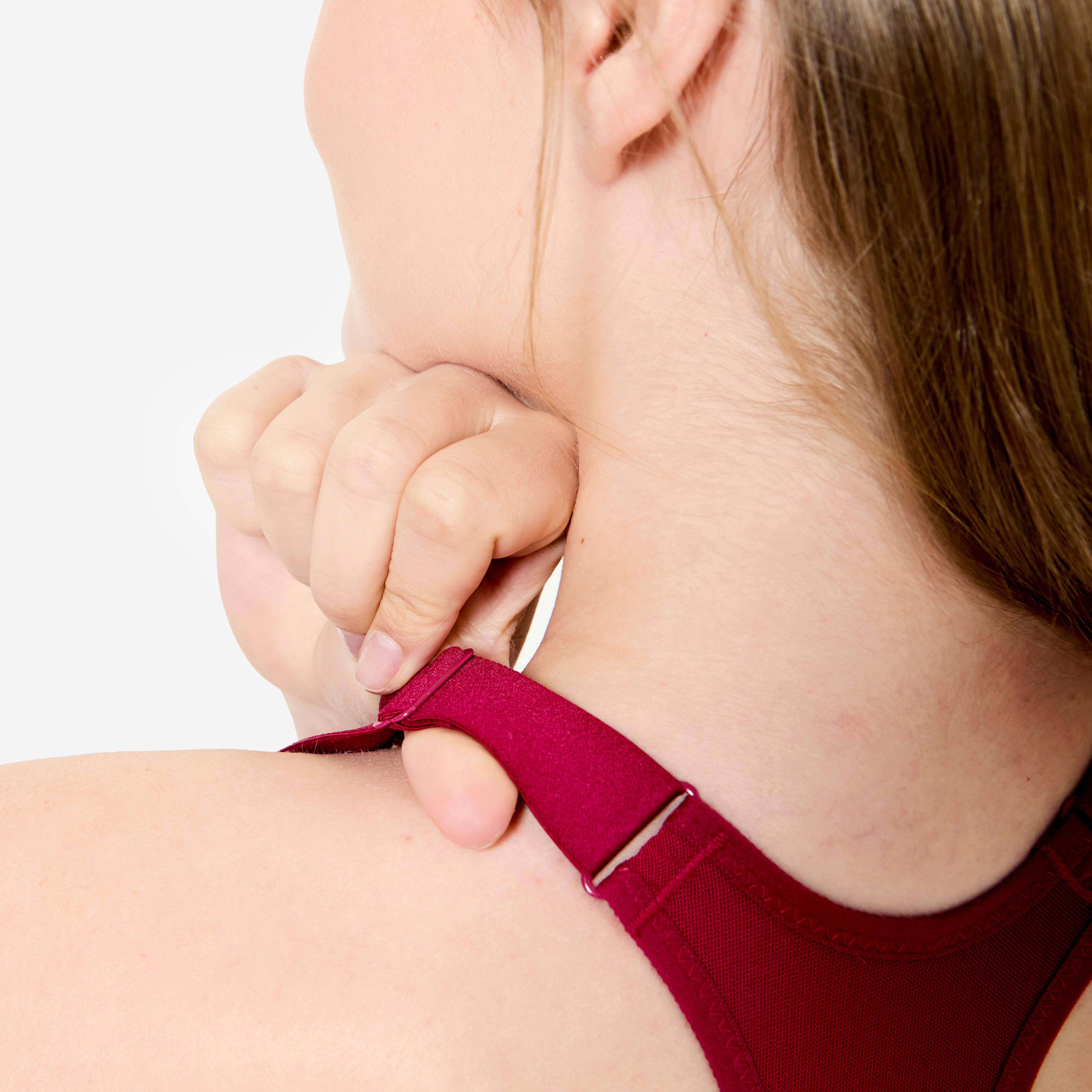 Women’s High-Support Zip-Up Sports Bra with Cups - DECATHLON