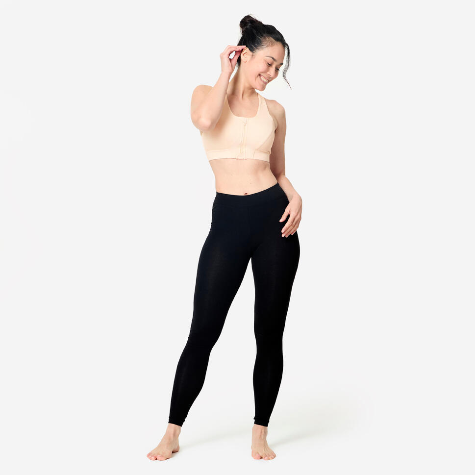 Stanik sportowy Decathlon zip