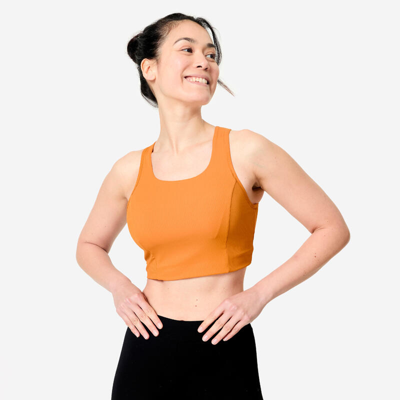 Stanik sportowy Decathlon crop top