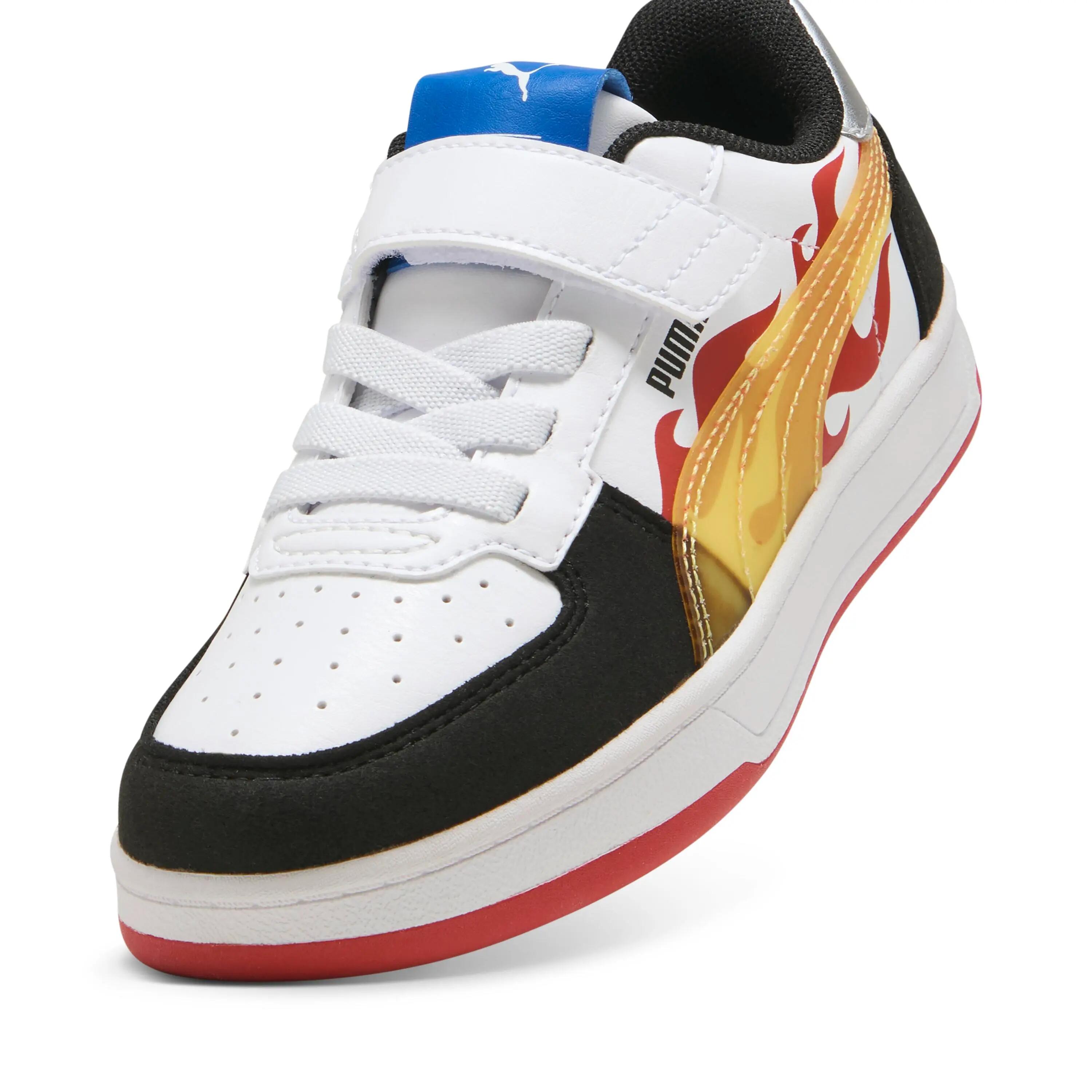 Încălțăminte Puma Caven 2.0 Hot Wheels Alb Negru Copii 6/6
