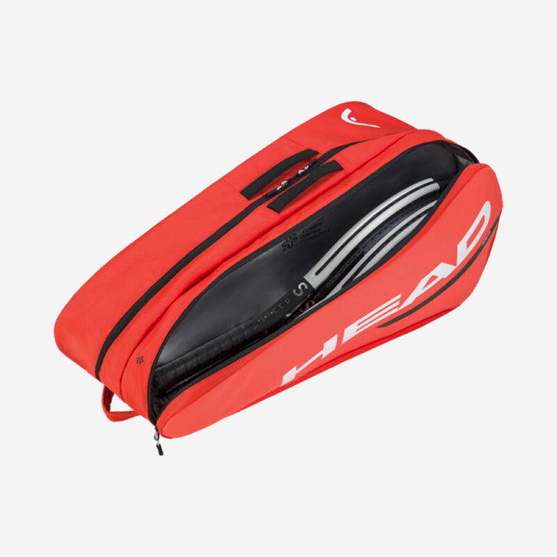 Sac de tennis Head tour L x6 orange