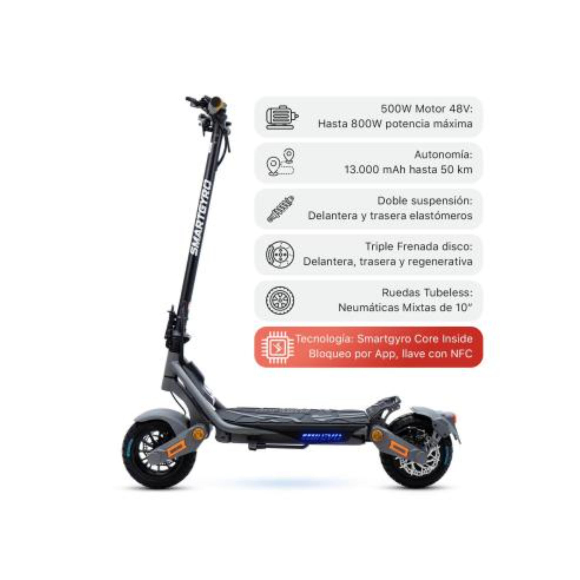 Scooter eléctrico Smartgyro Rockway Evo 1/5