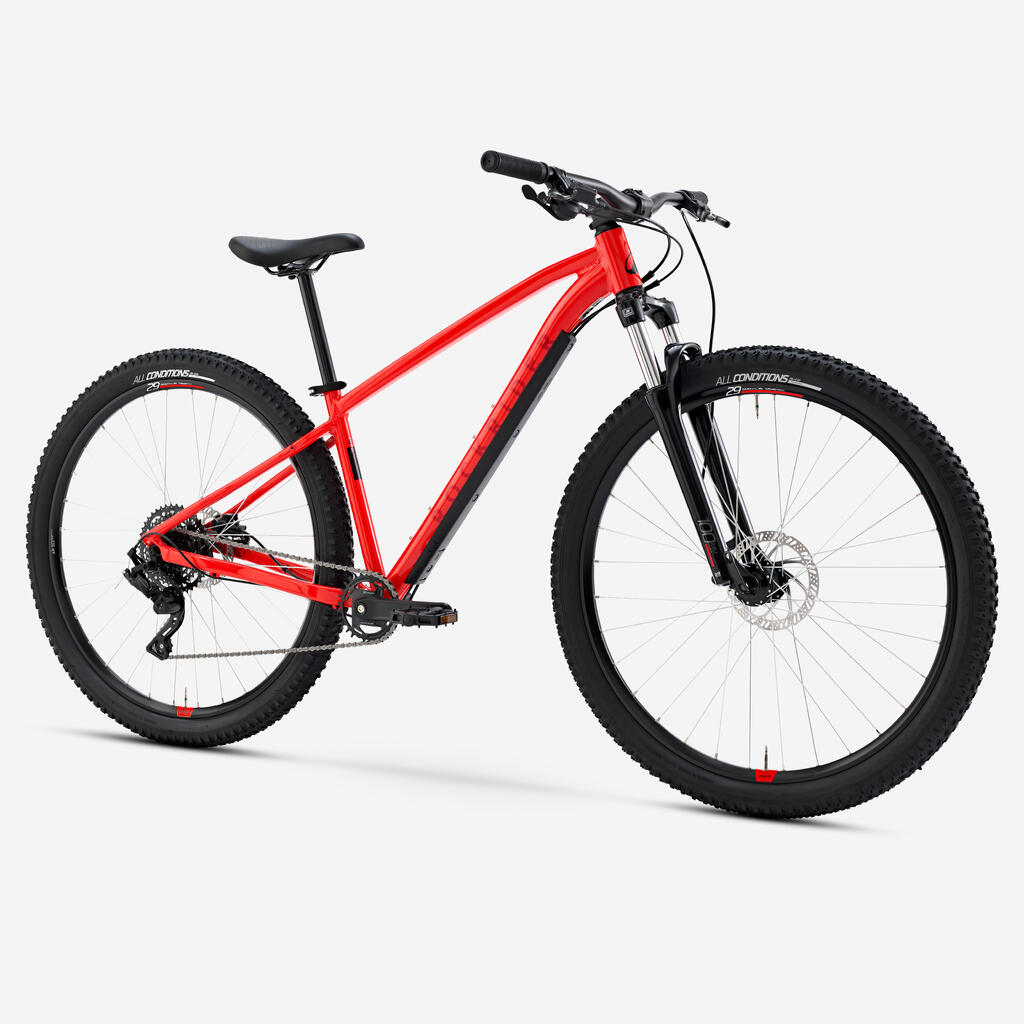 VÉLO VTT RANDONNÉE EXPL 500 ROUGE 29