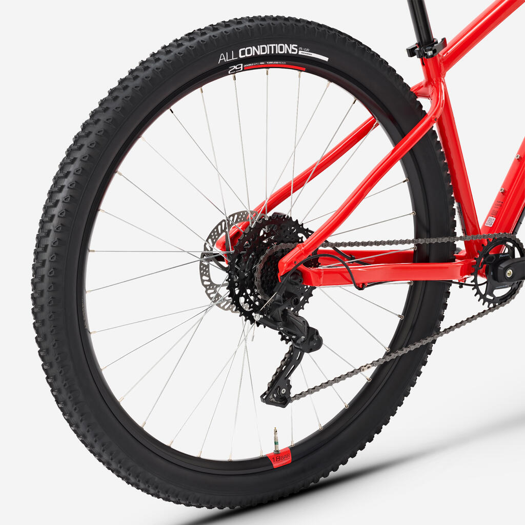 VÉLO VTT RANDONNÉE EXPL 500 ROUGE 29