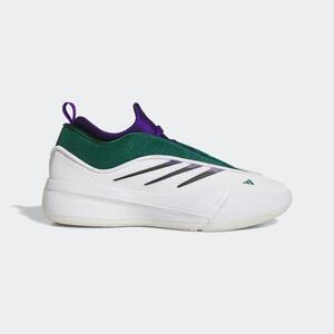 Zapatillas de baloncesto Adulto - adidas Dame 9 blanco, violeta y verde