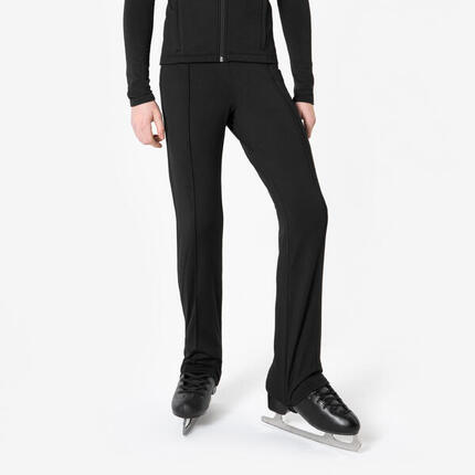 Eiskunstlauf-Leggings Kinder Training - schwarz