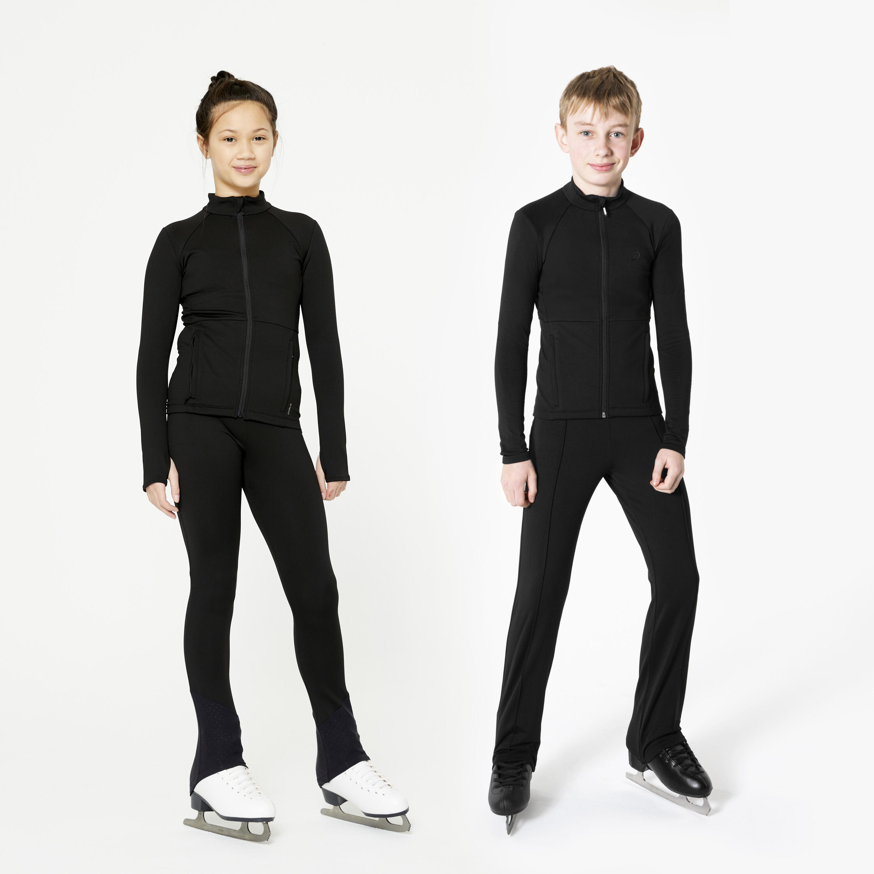 Kids' Training Figure Skating Jacket - Black 2/8